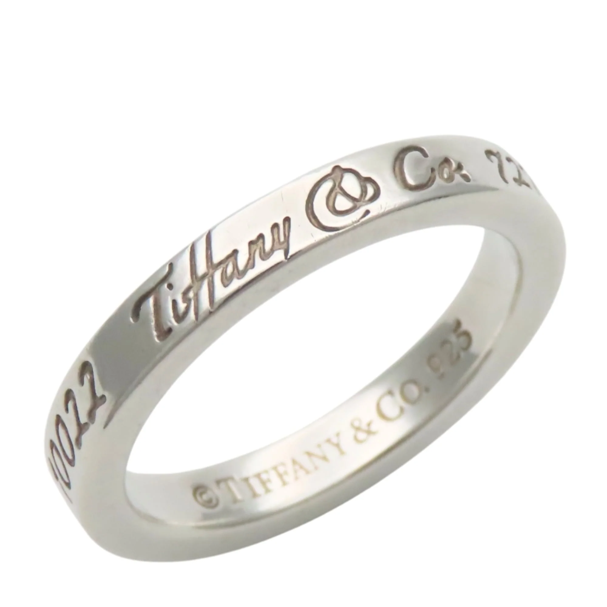 Notes Narrow New York Ring Sterling Silver