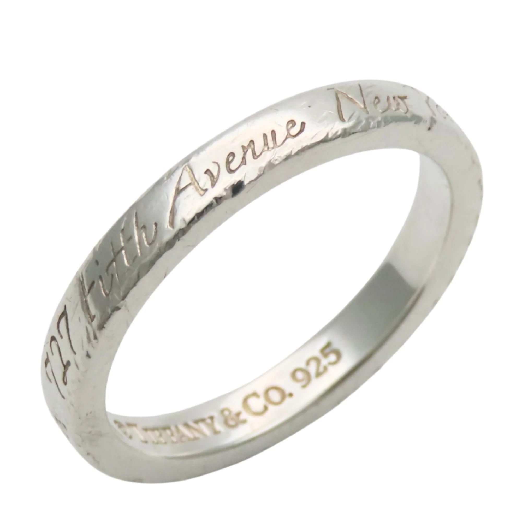 Notes Narrow New York Ring Sterling Silver - Image 2