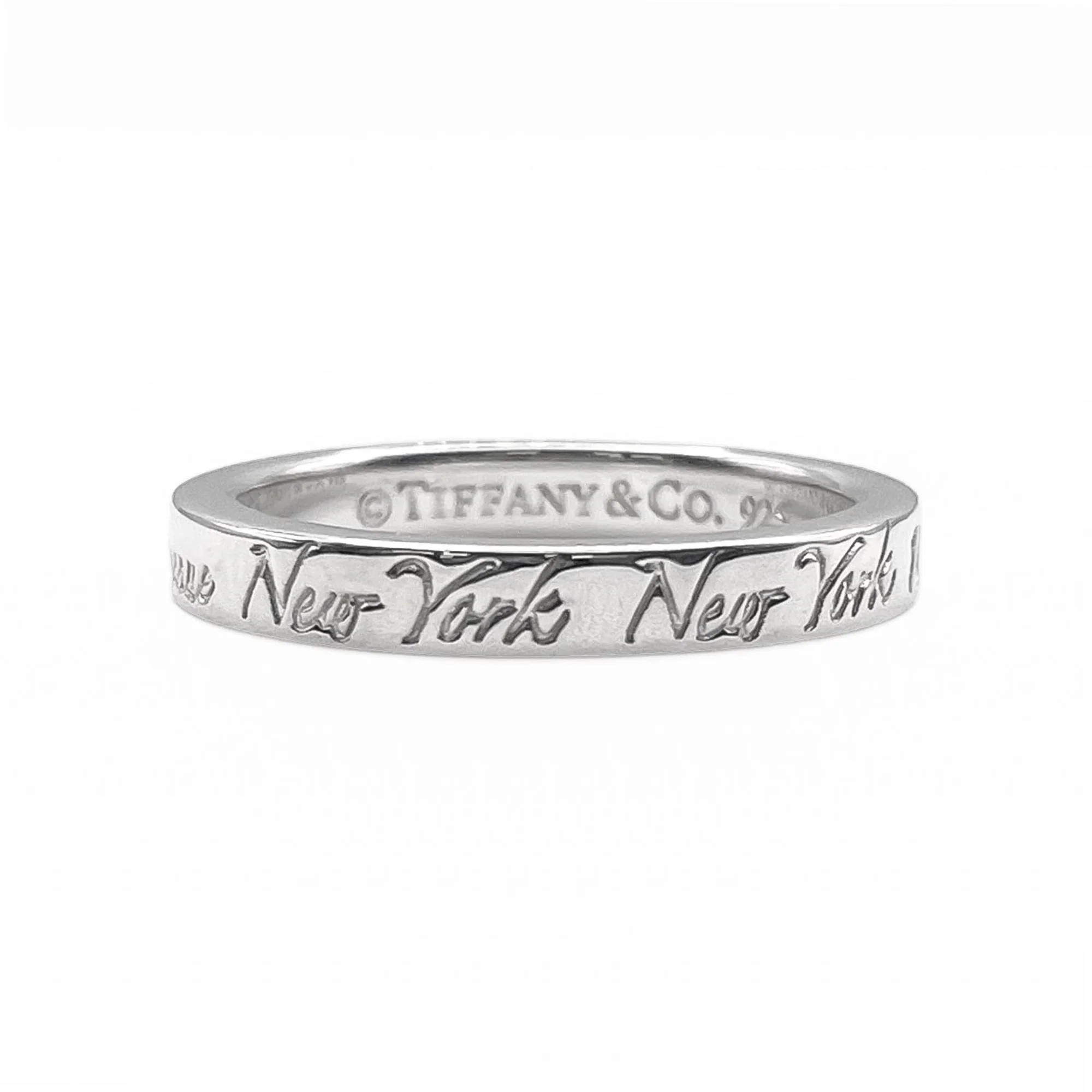 Notes Narrow Ring Sterling Silver