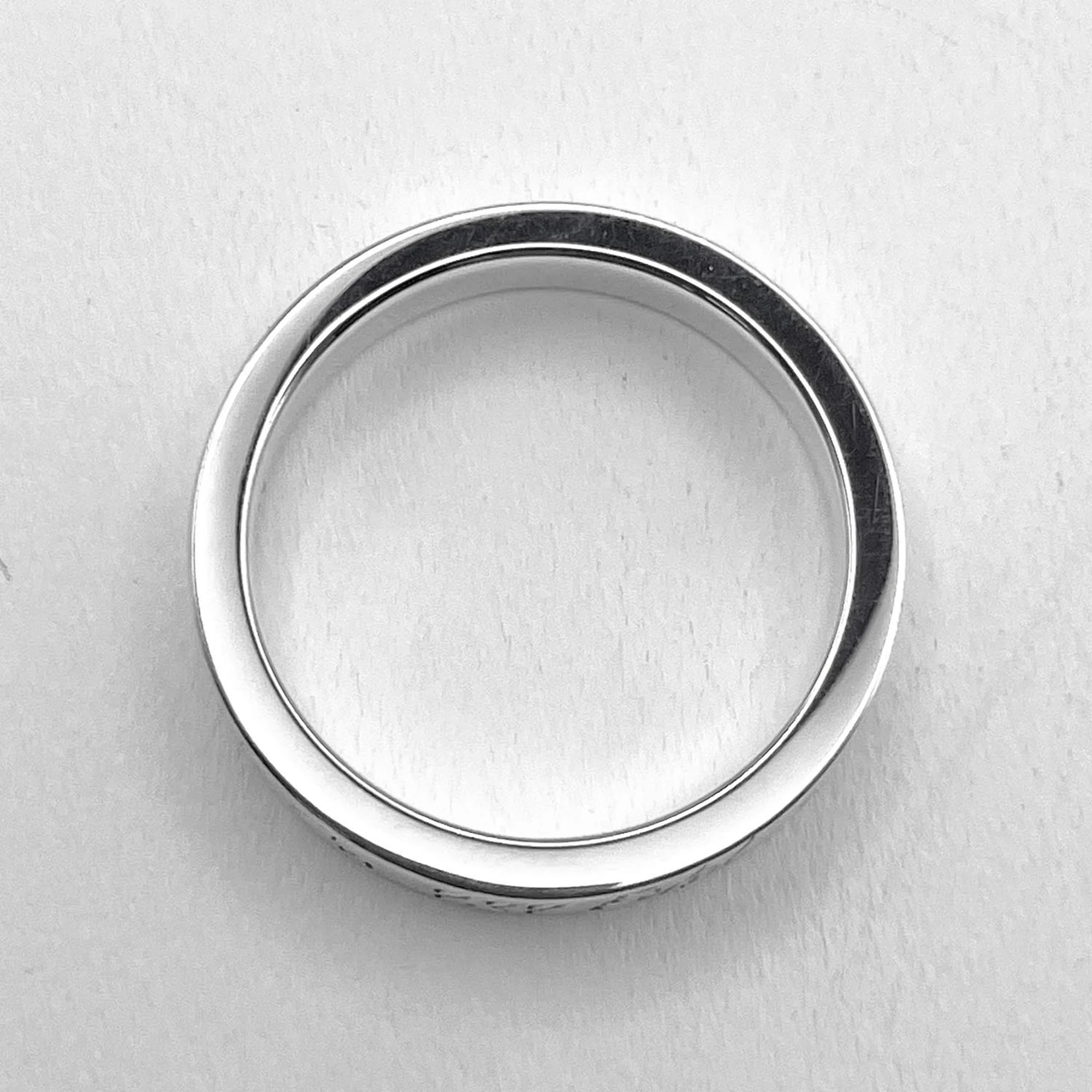 Notes Narrow Ring Sterling Silver - Image 5