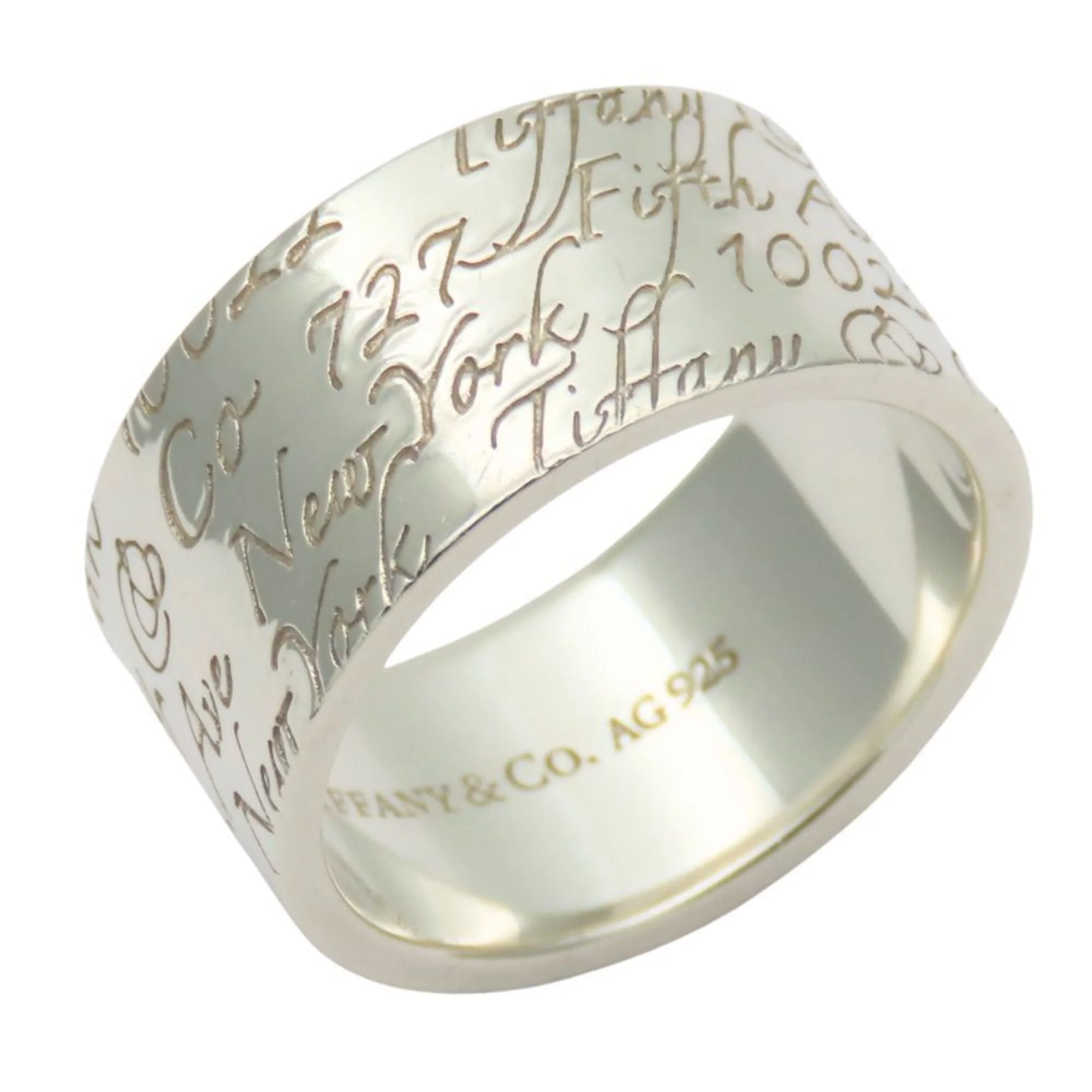 Notes New York Ring Sterling Silver