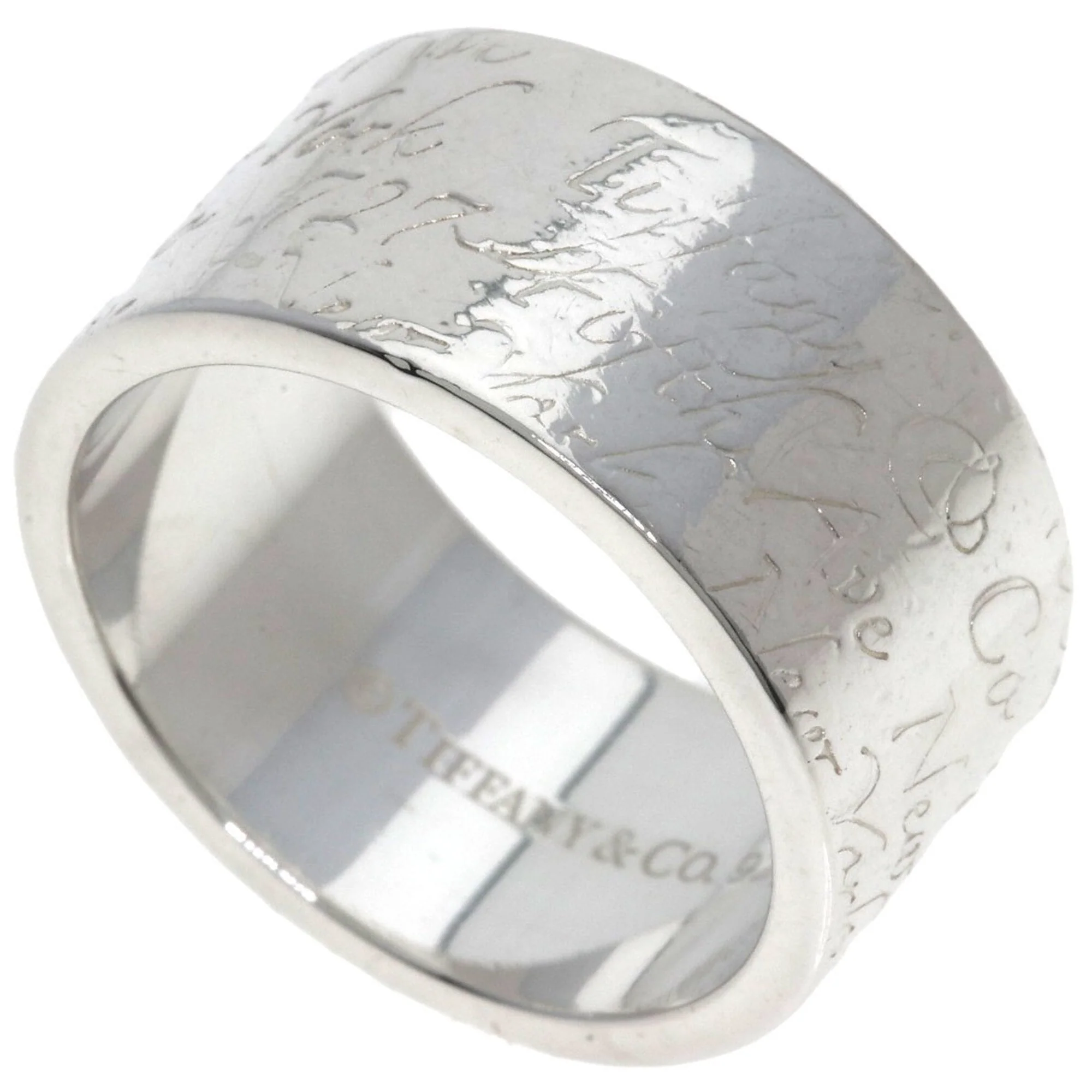 Notes Wide Ring Metal