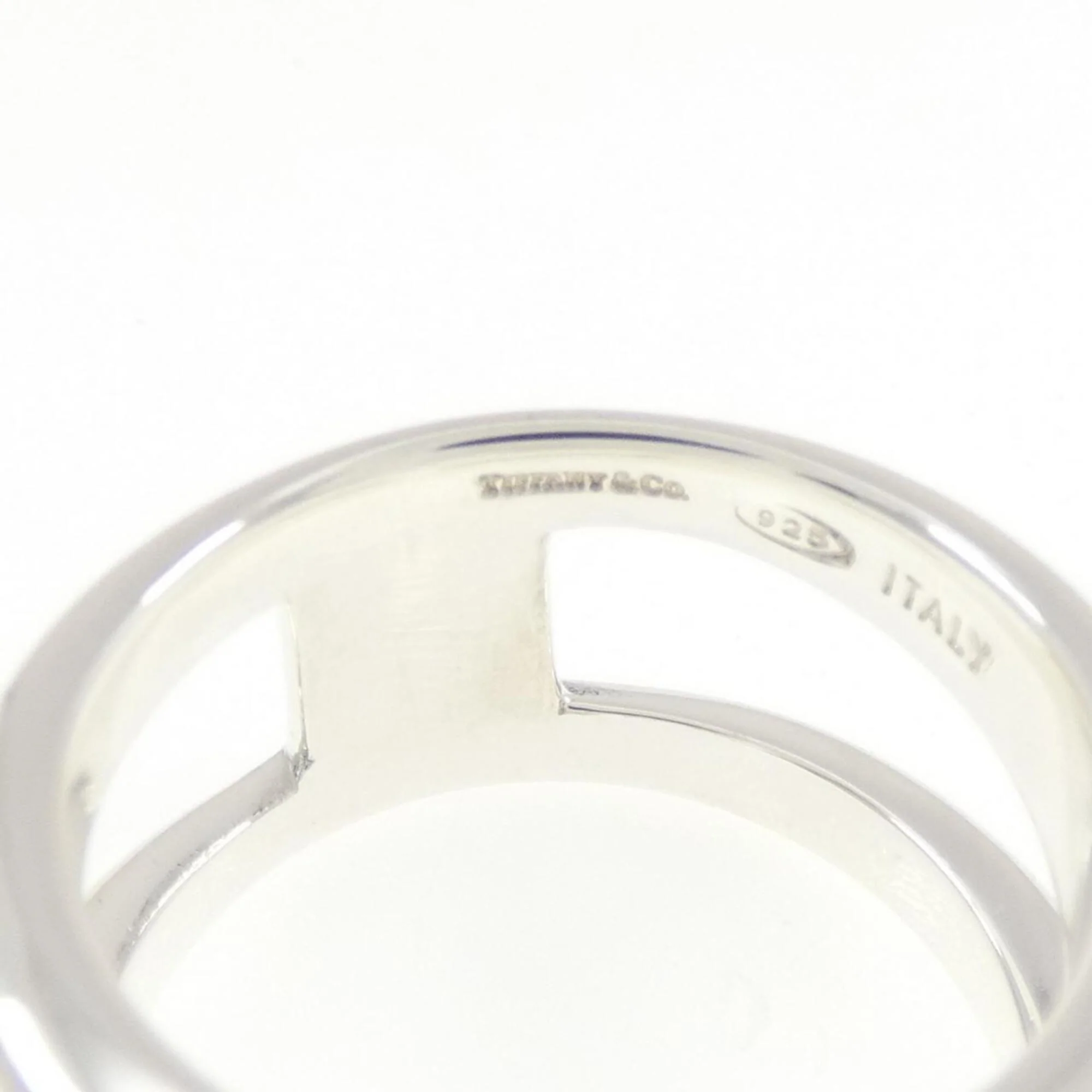 Open Diagonal Ring Sterling Silver - Image 4
