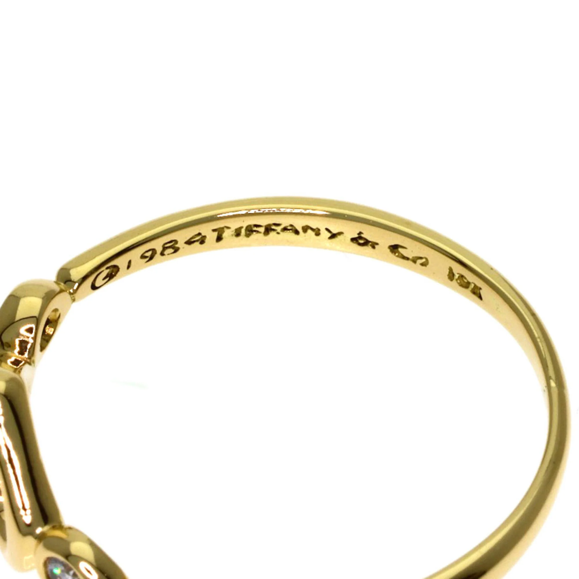 Open Heart Ring 18K Yellow Gold - Image 6
