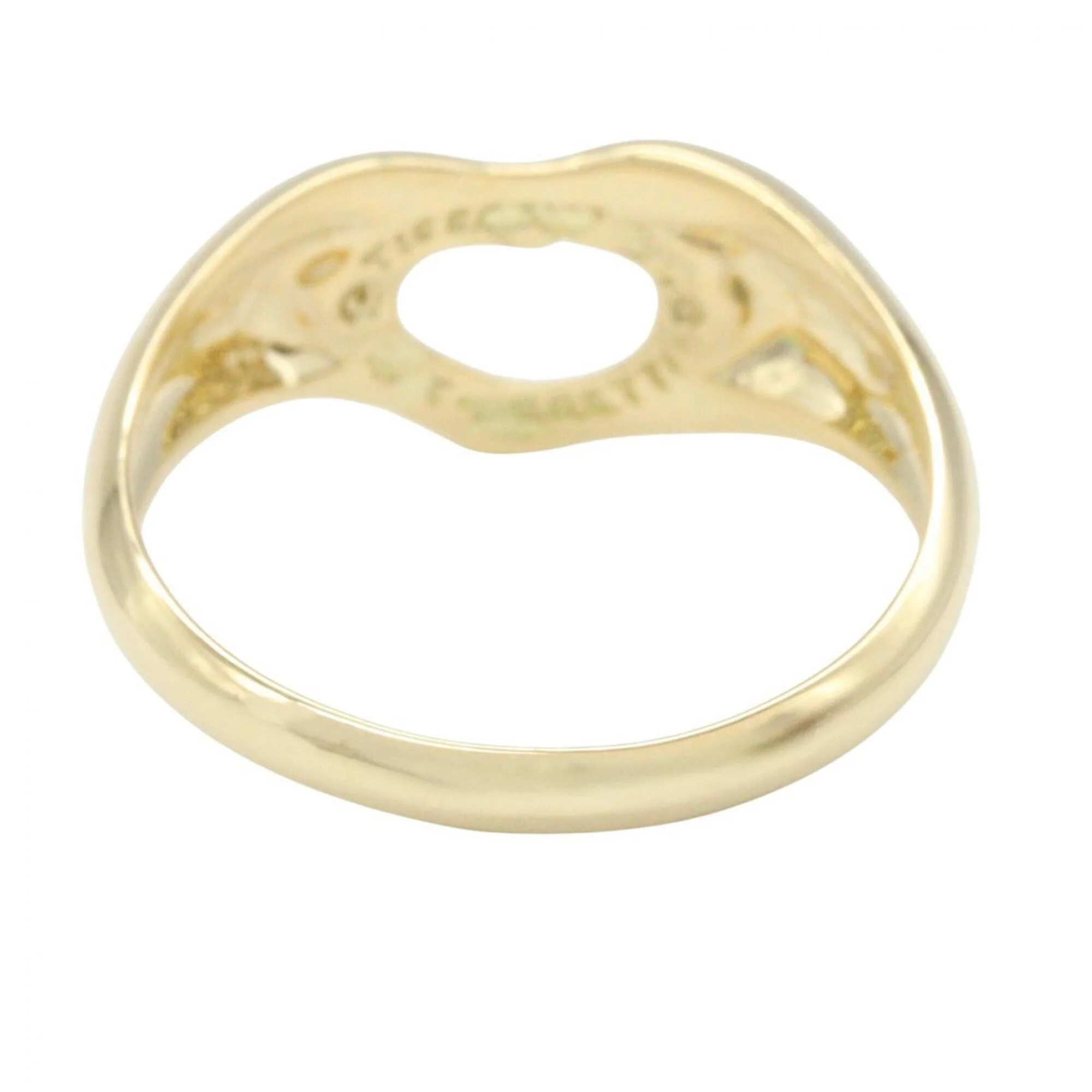 Open Heart Ring 18K Yellow Gold - Image 3