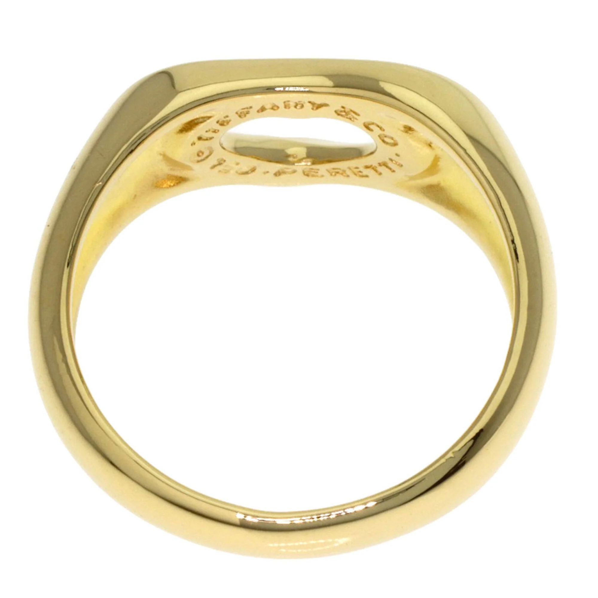 Open Heart Ring 18K Yellow Gold - Image 4
