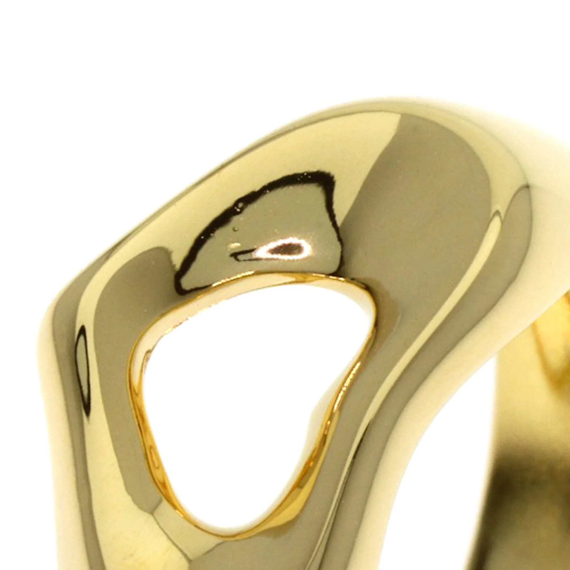 Open Heart Ring 18K Yellow Gold - Image 7
