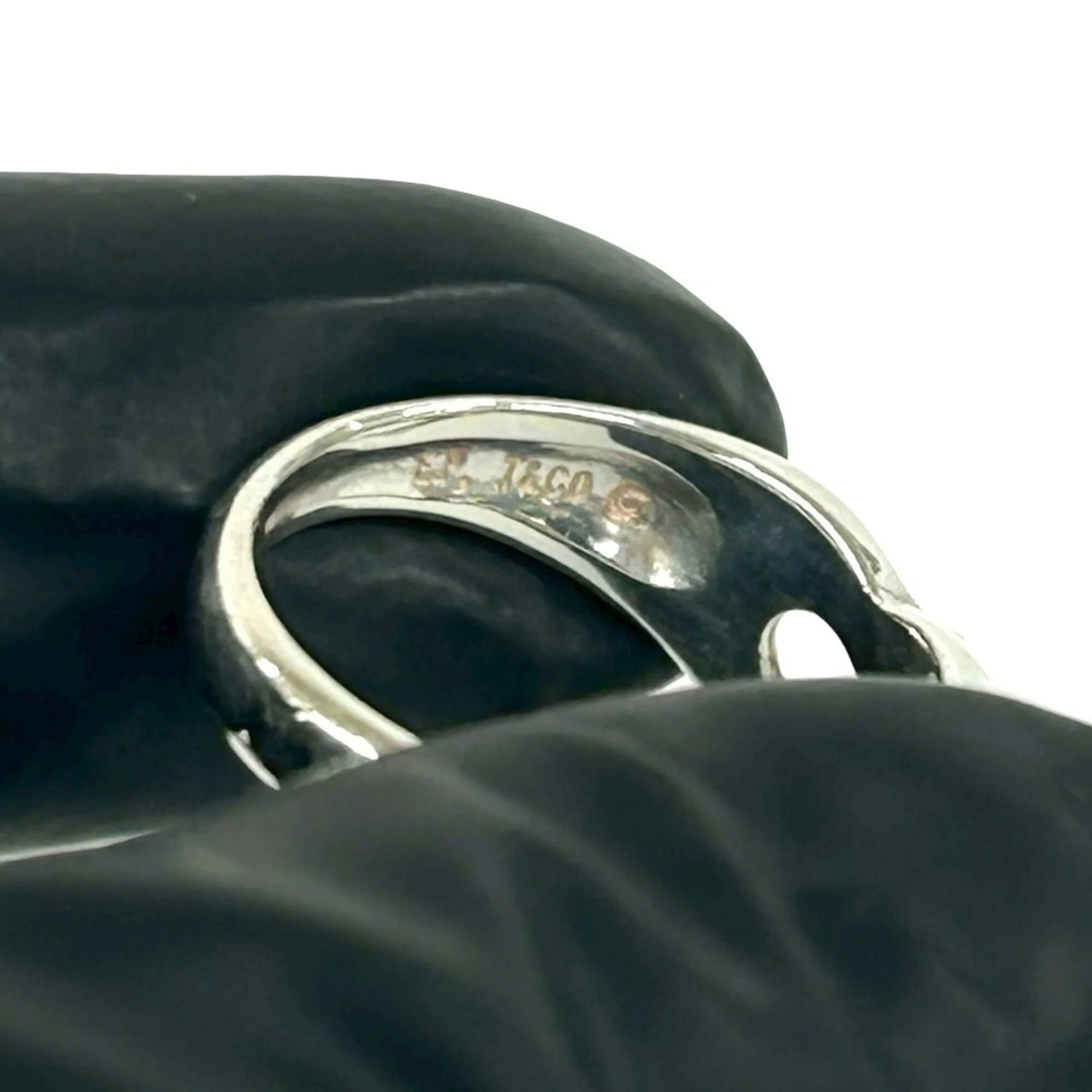 Open Heart Ring Sterling Silver - Image 4