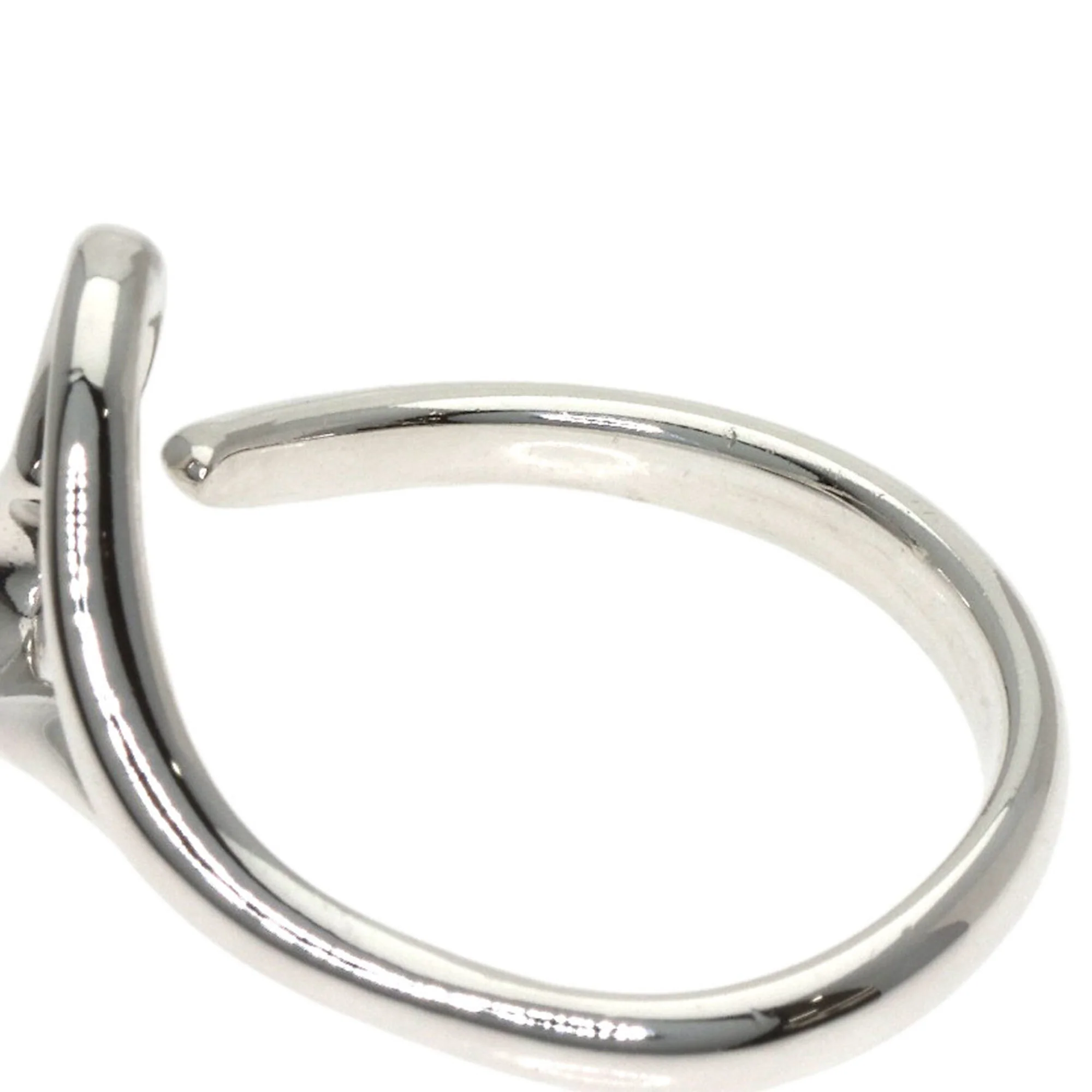Open Heart Ring Sterling Silver - Image 8