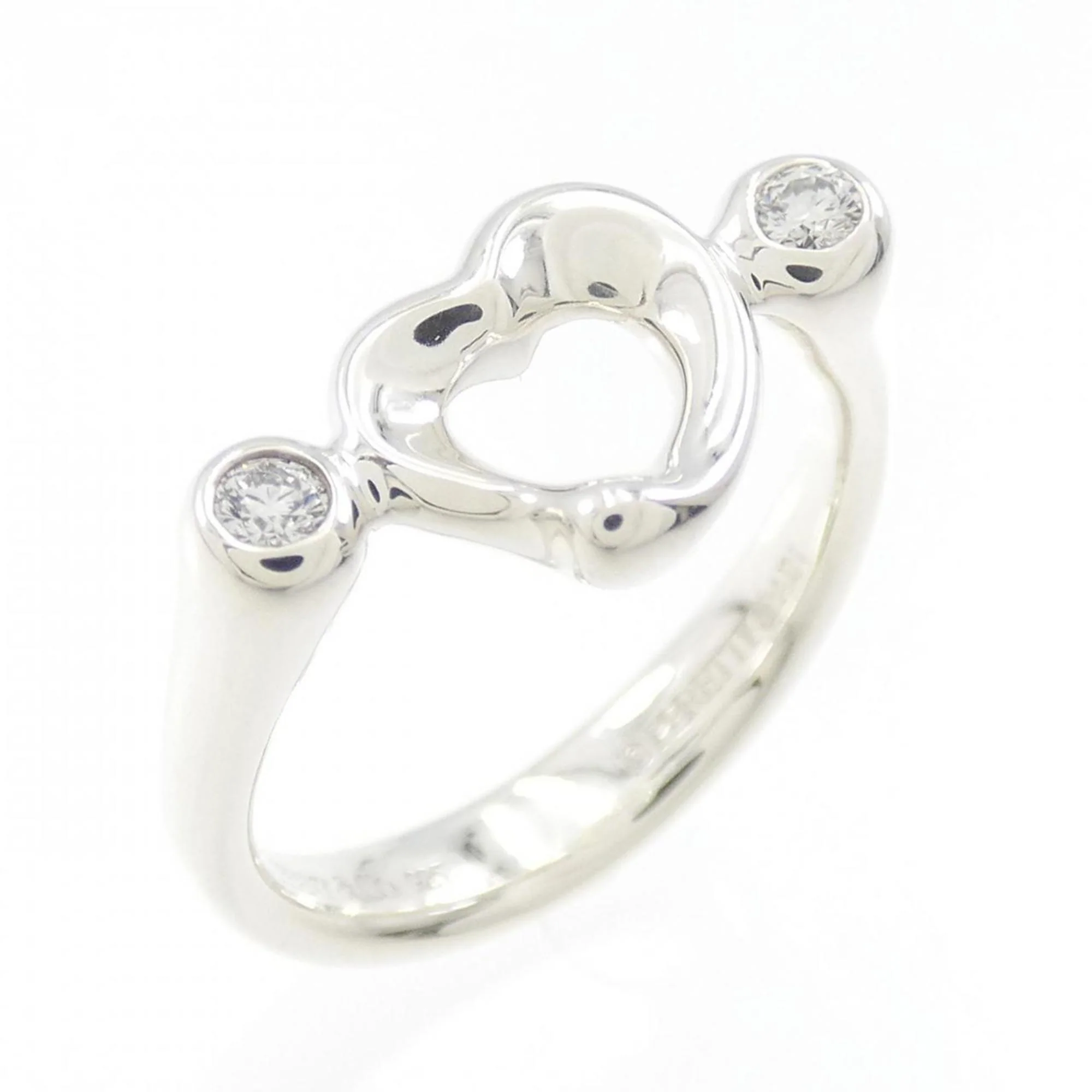 Open Heart Ring Sterling Silver