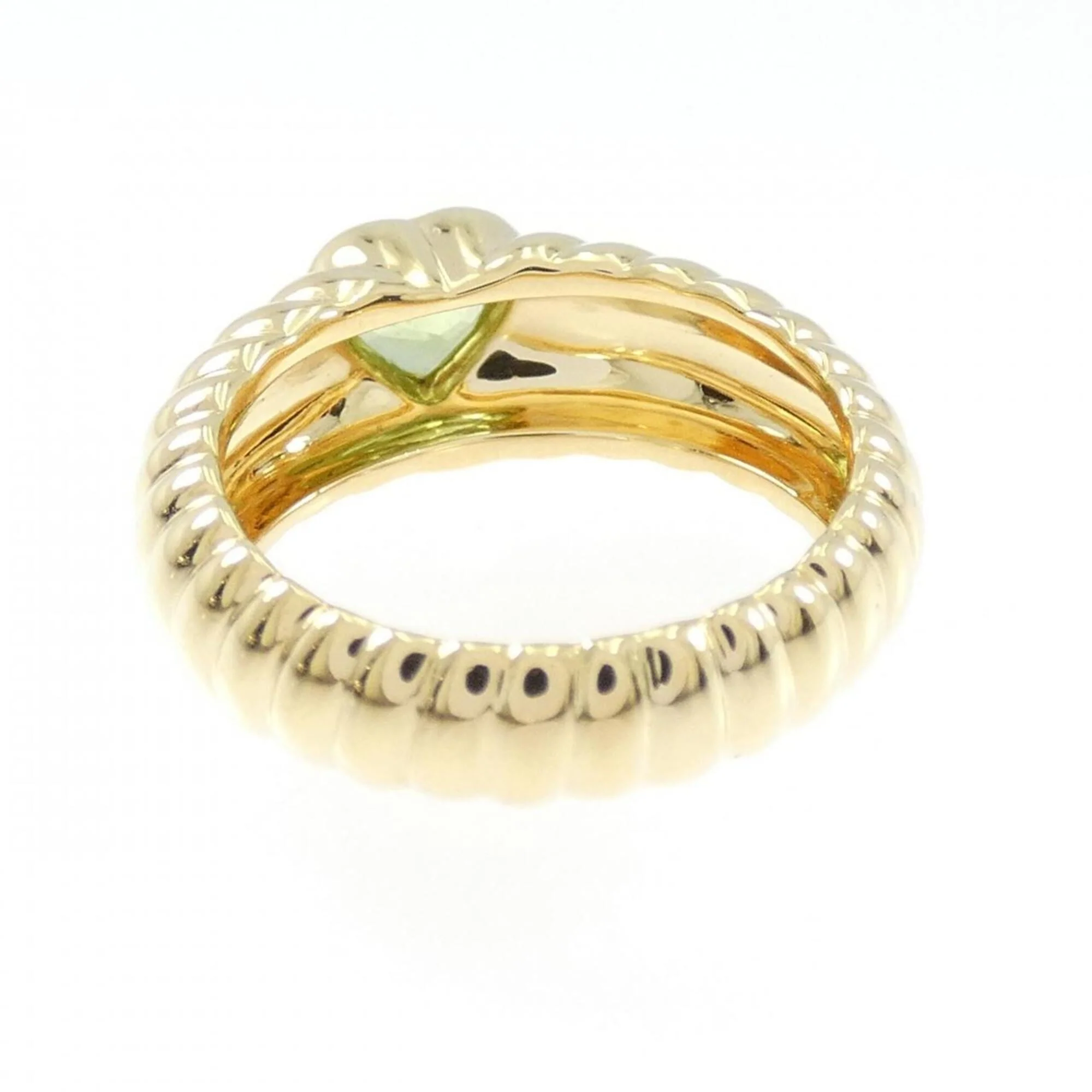 Ribbed Friendship Ring 18K Yellow Gold - Image 3