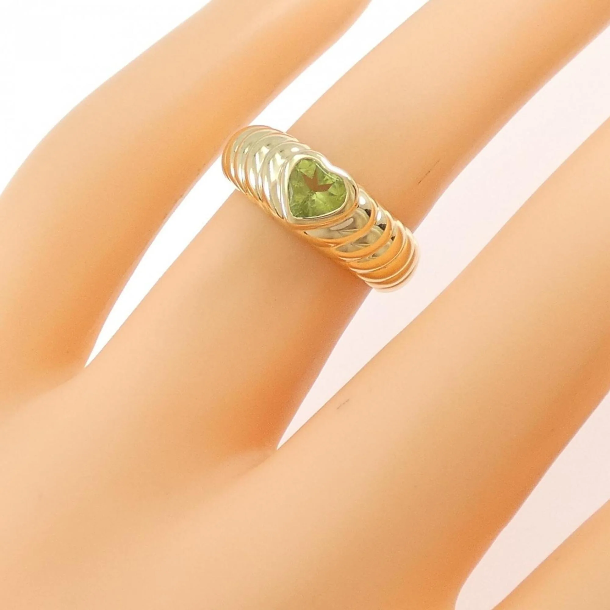 Ribbed Friendship Ring 18K Yellow Gold - Image 5