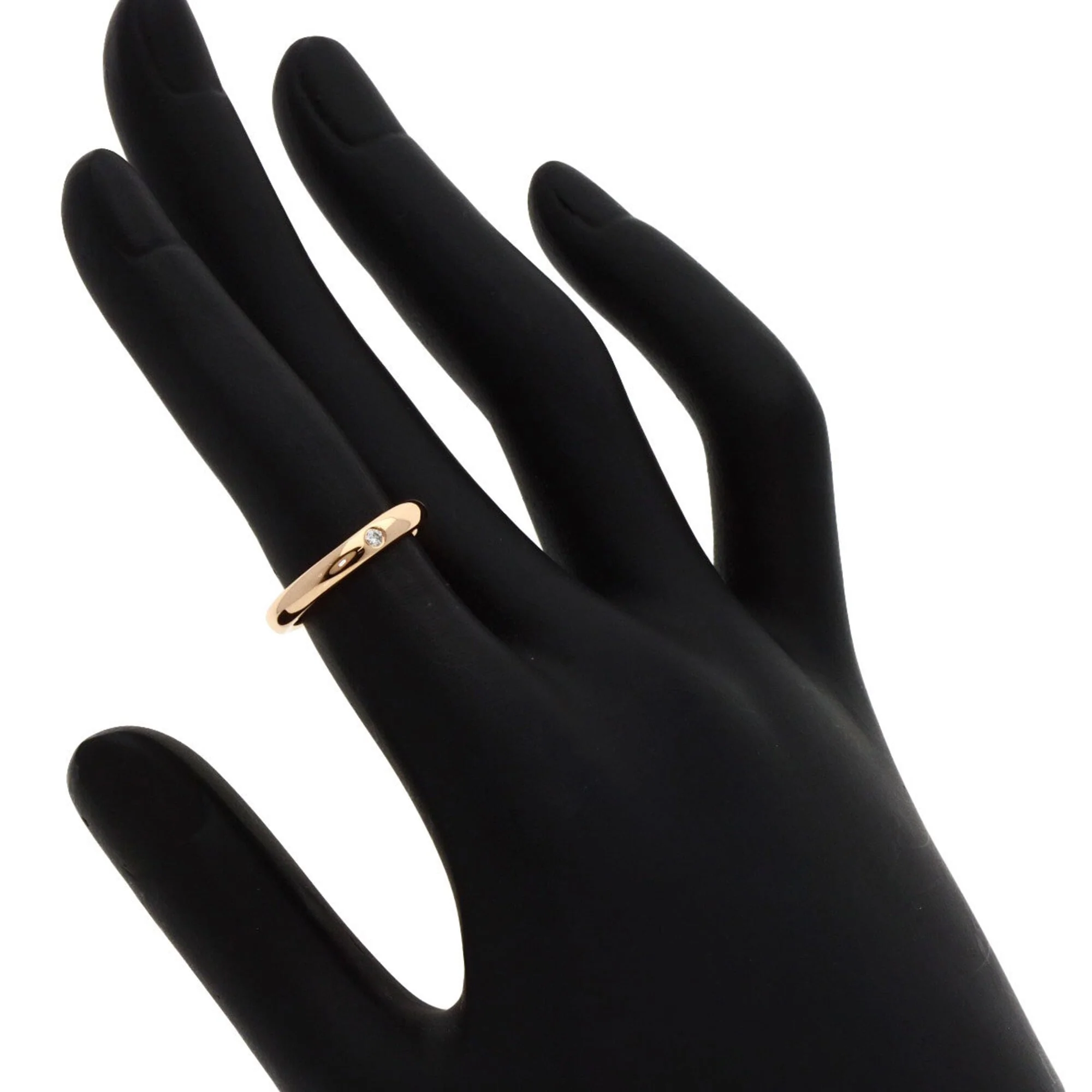 Ring 18K Rose Gold with Diamond - Image 6