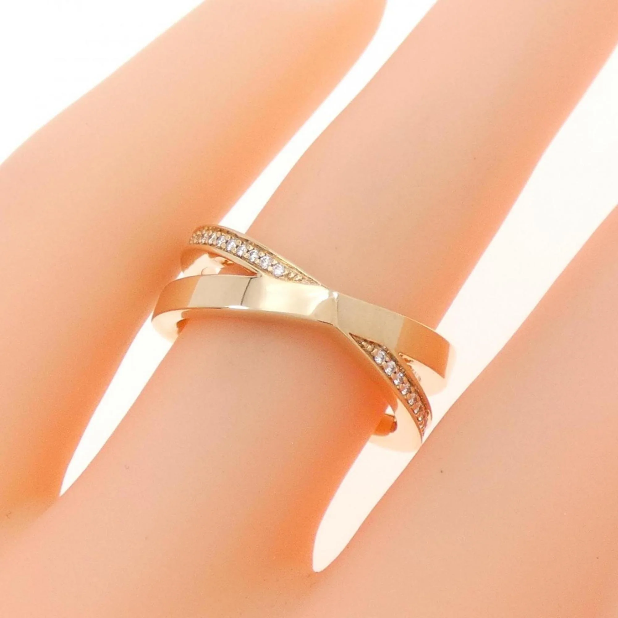 Ring 18K Rose Gold with Diamond - Image 5