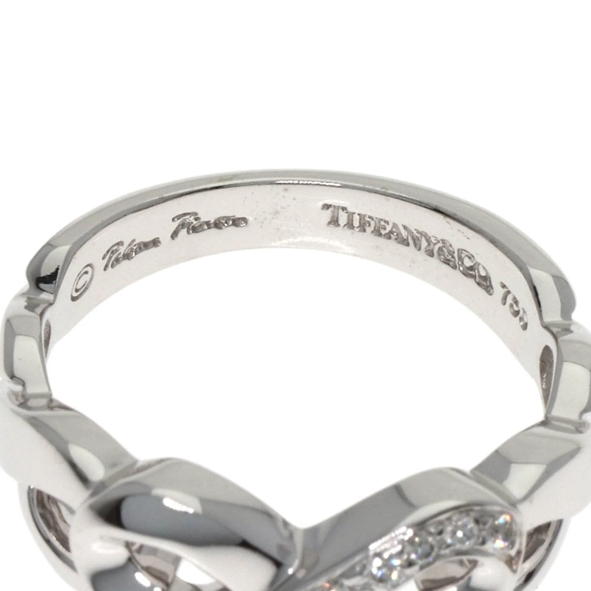 Ring 18K White Gold with Diamond - Image 5