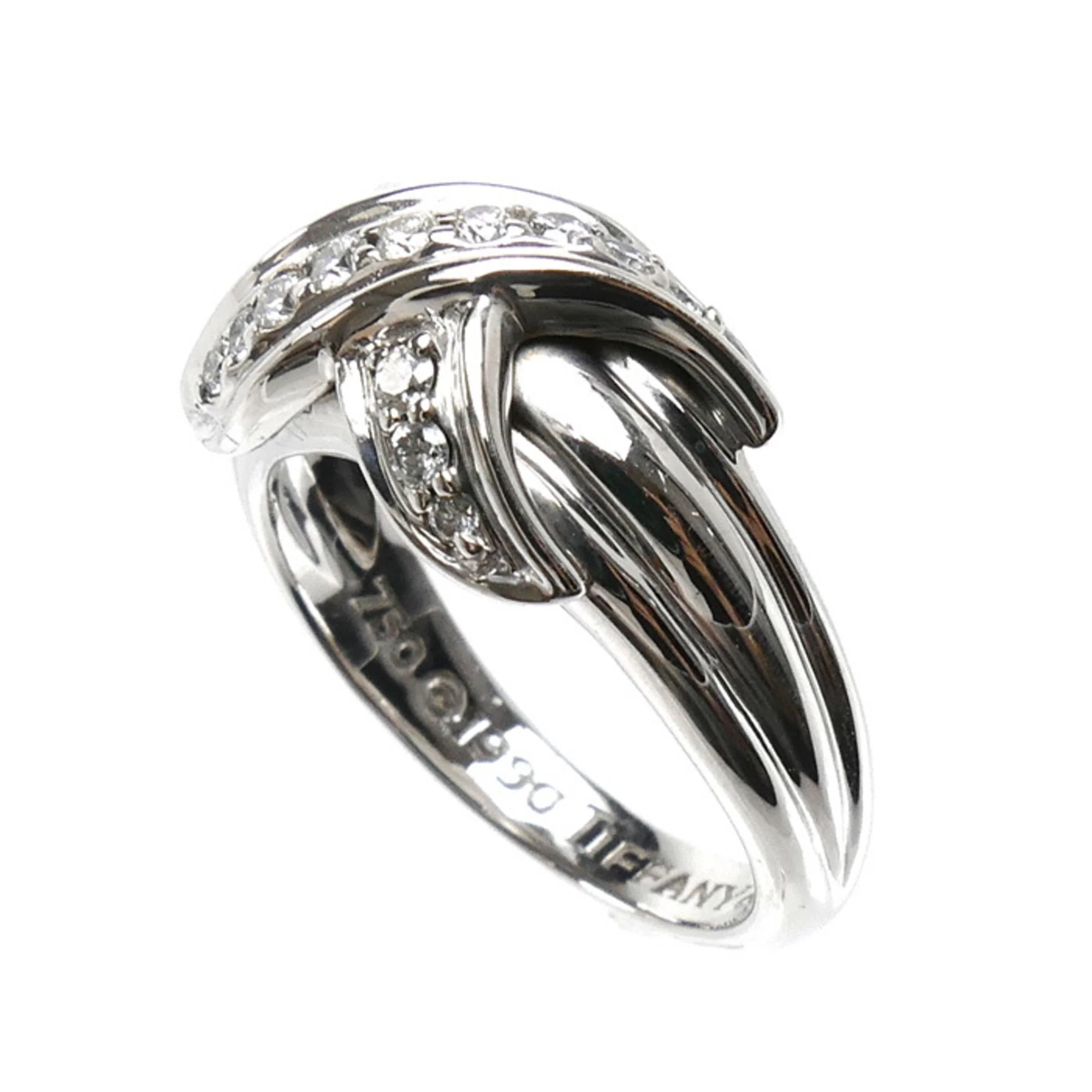 Ring 18K White Gold with Diamonds - Image 2