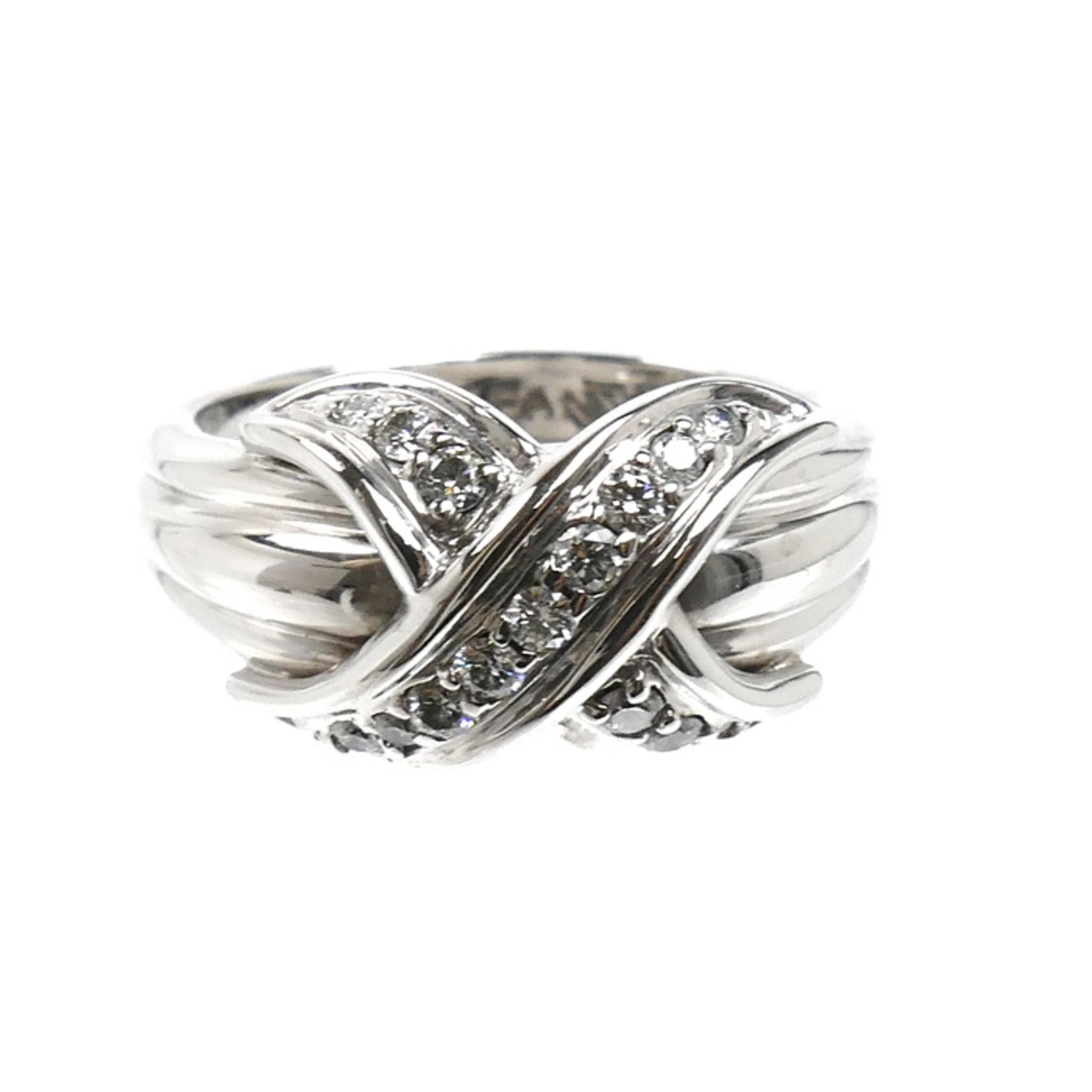 Ring 18K White Gold with Diamonds - Image 3