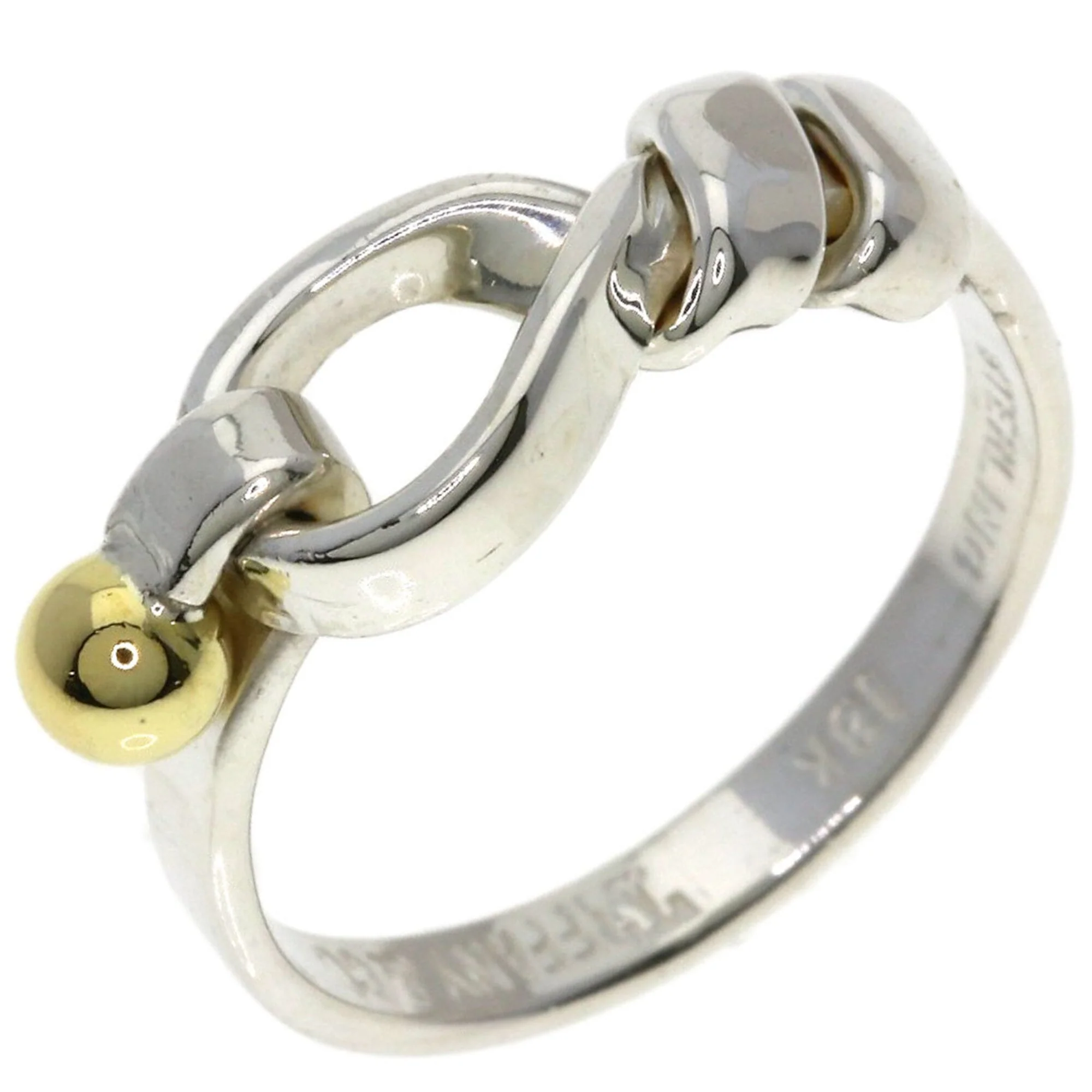 Ring 18K Yellow Gold and Sterling Silver - Image 2