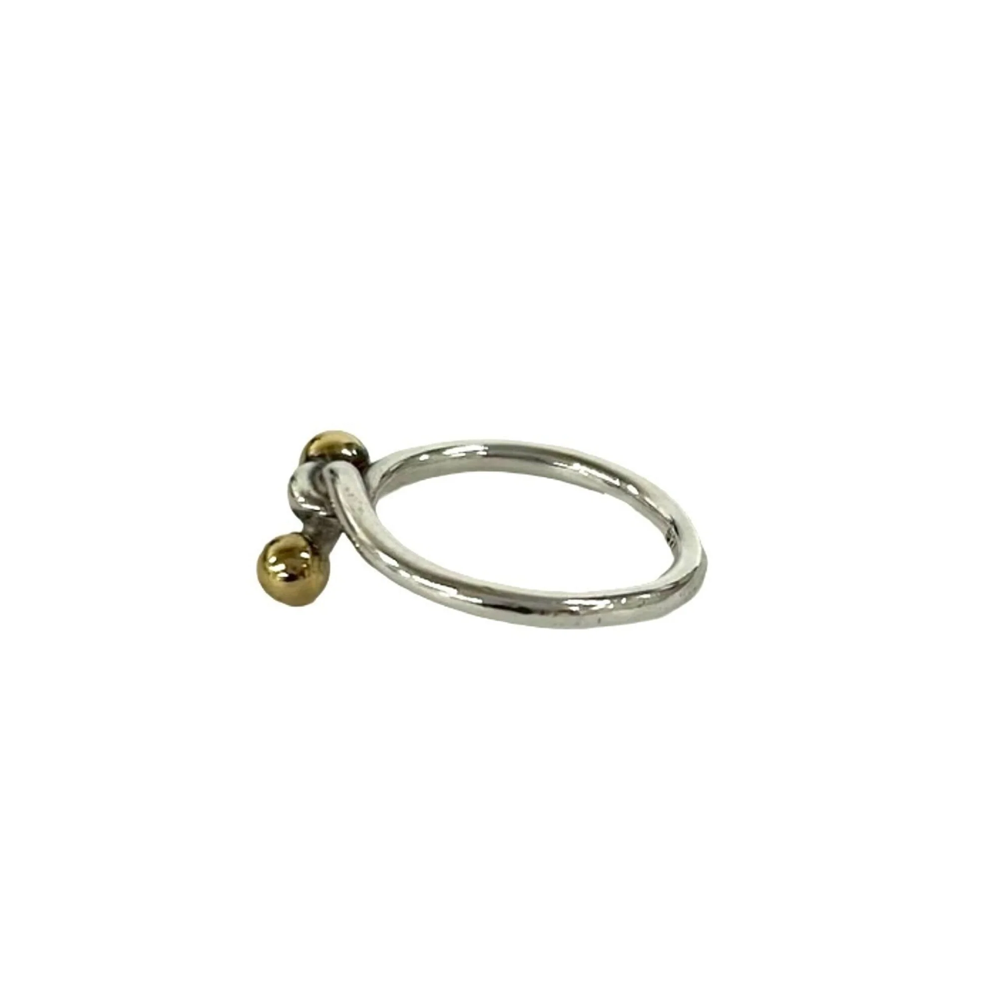 Ring 18K Yellow Gold and Sterling Silver - Image 3