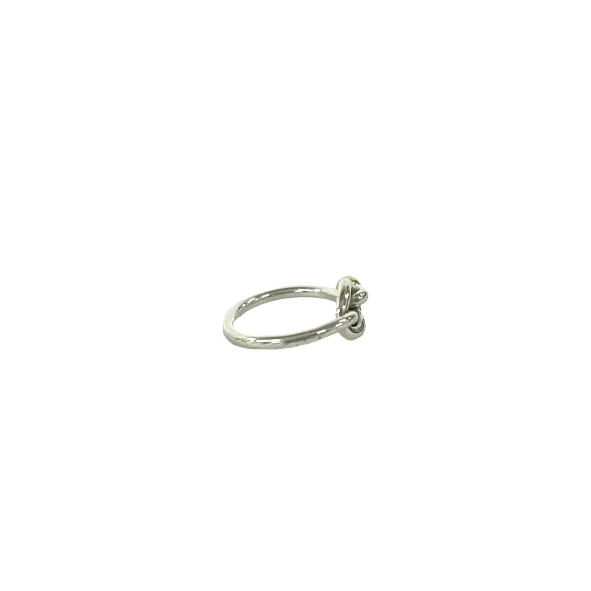 Ring 18K Yellow Gold and Sterling Silver - Image 5