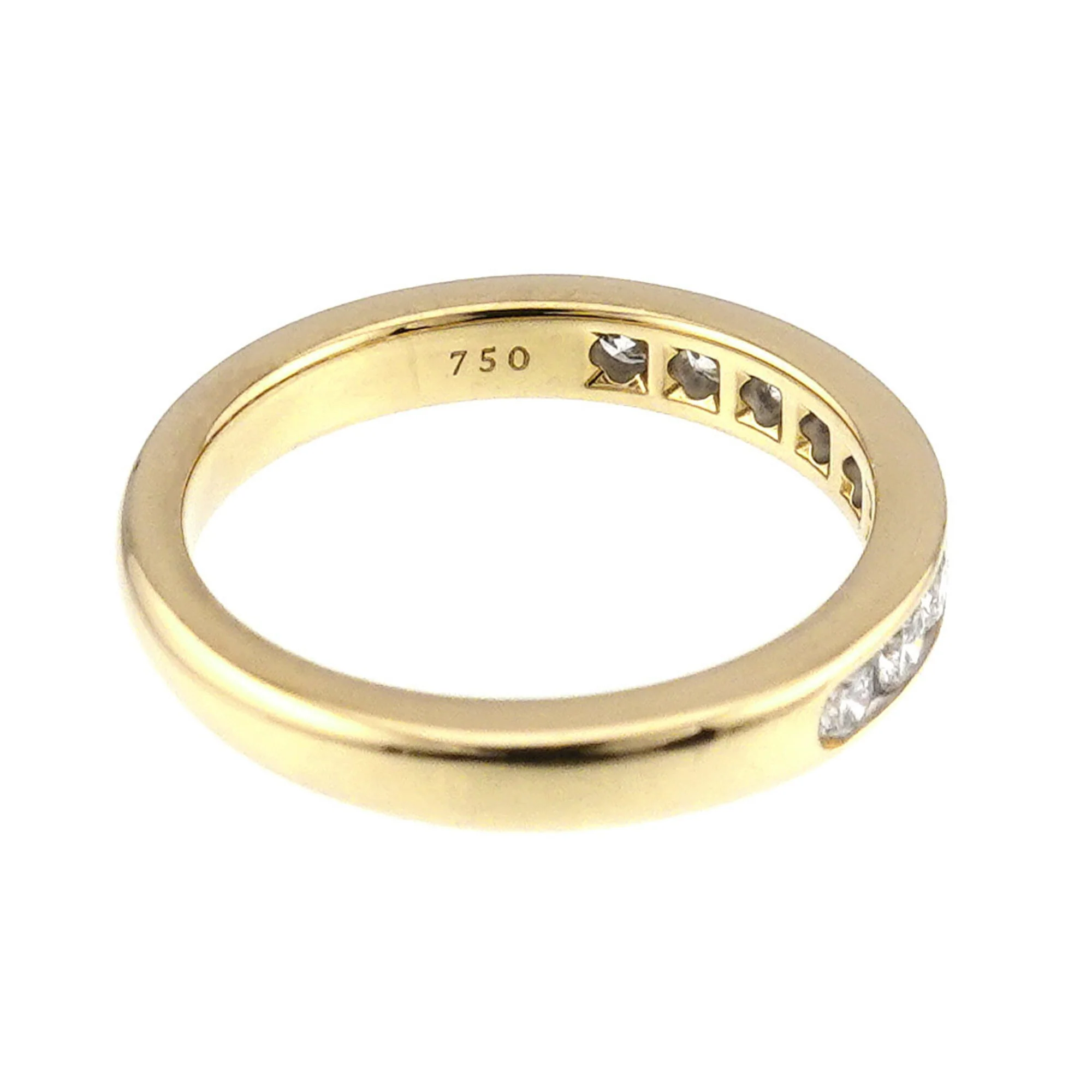 Ring 18K Yellow Gold with Diamond - Image 4