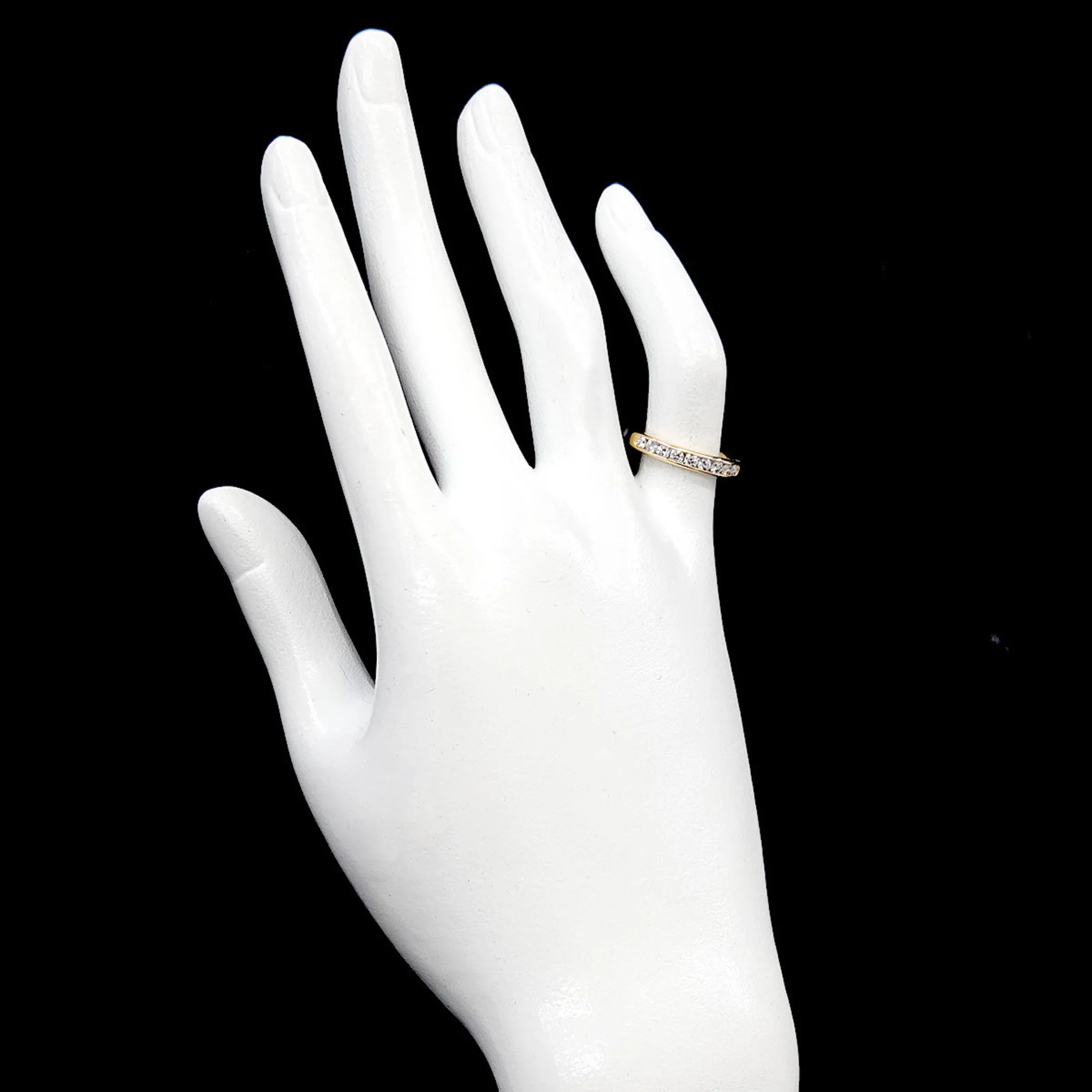 Ring 18K Yellow Gold with Diamond - Image 7