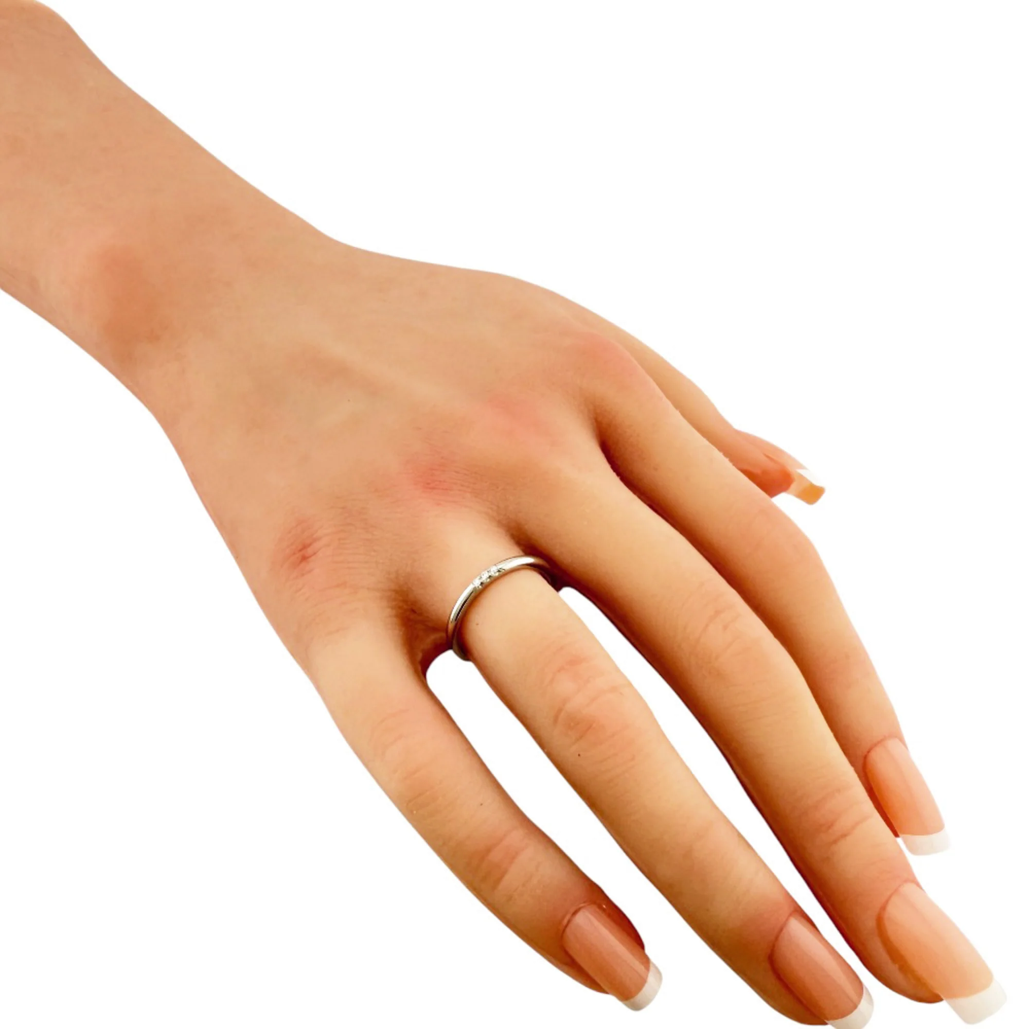 Ring Platinum with Diamond - Image 2