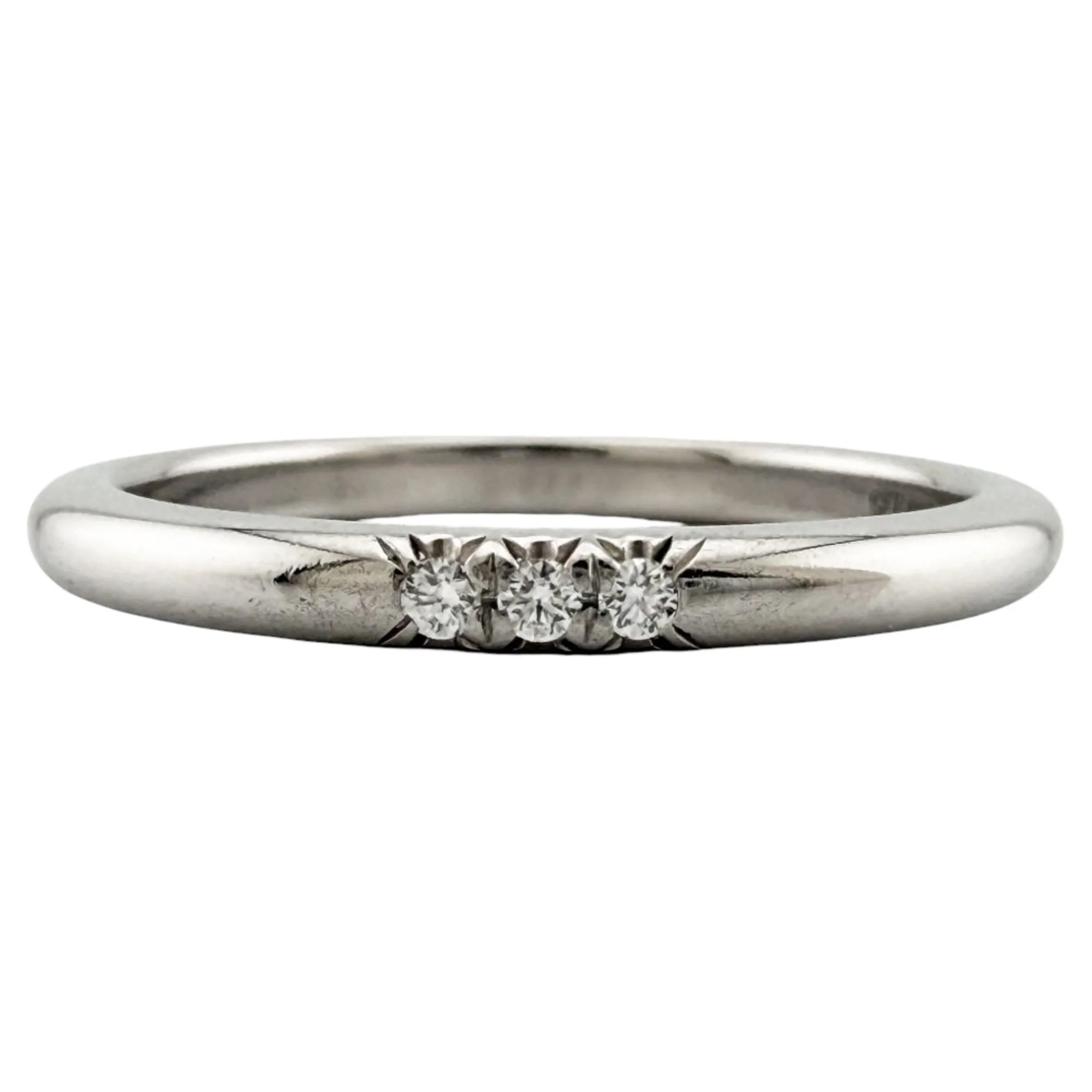 Ring Platinum with Diamond - Image 3
