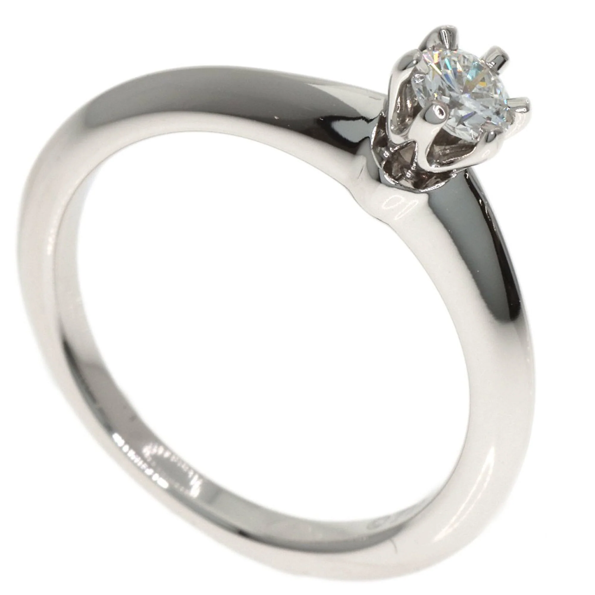 Ring Platinum with Diamond
