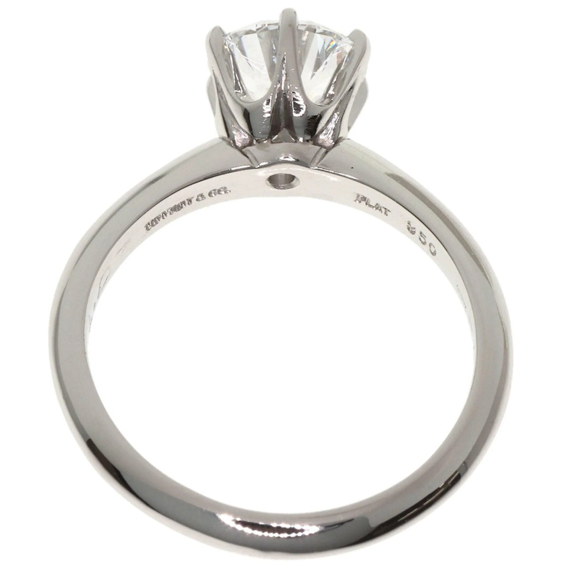 Ring Platinum With Diamond - Image 4