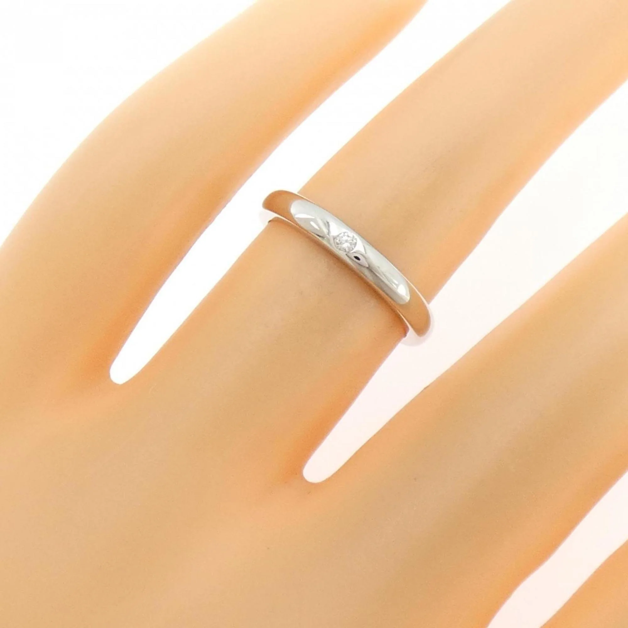 Ring Platinum with Diamond - Image 4