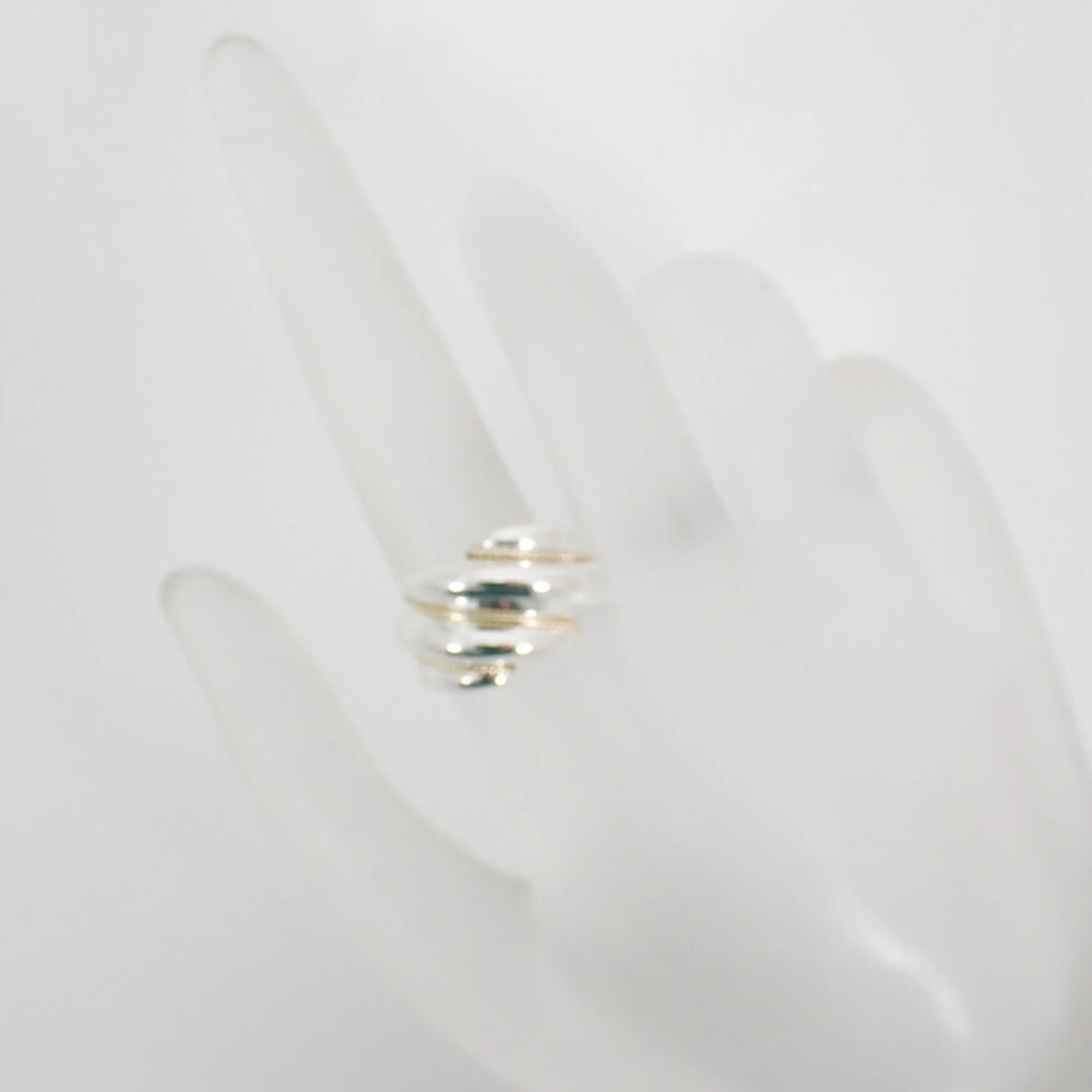 Ring Sterling Silver and 18K Yellow Gold - Image 5