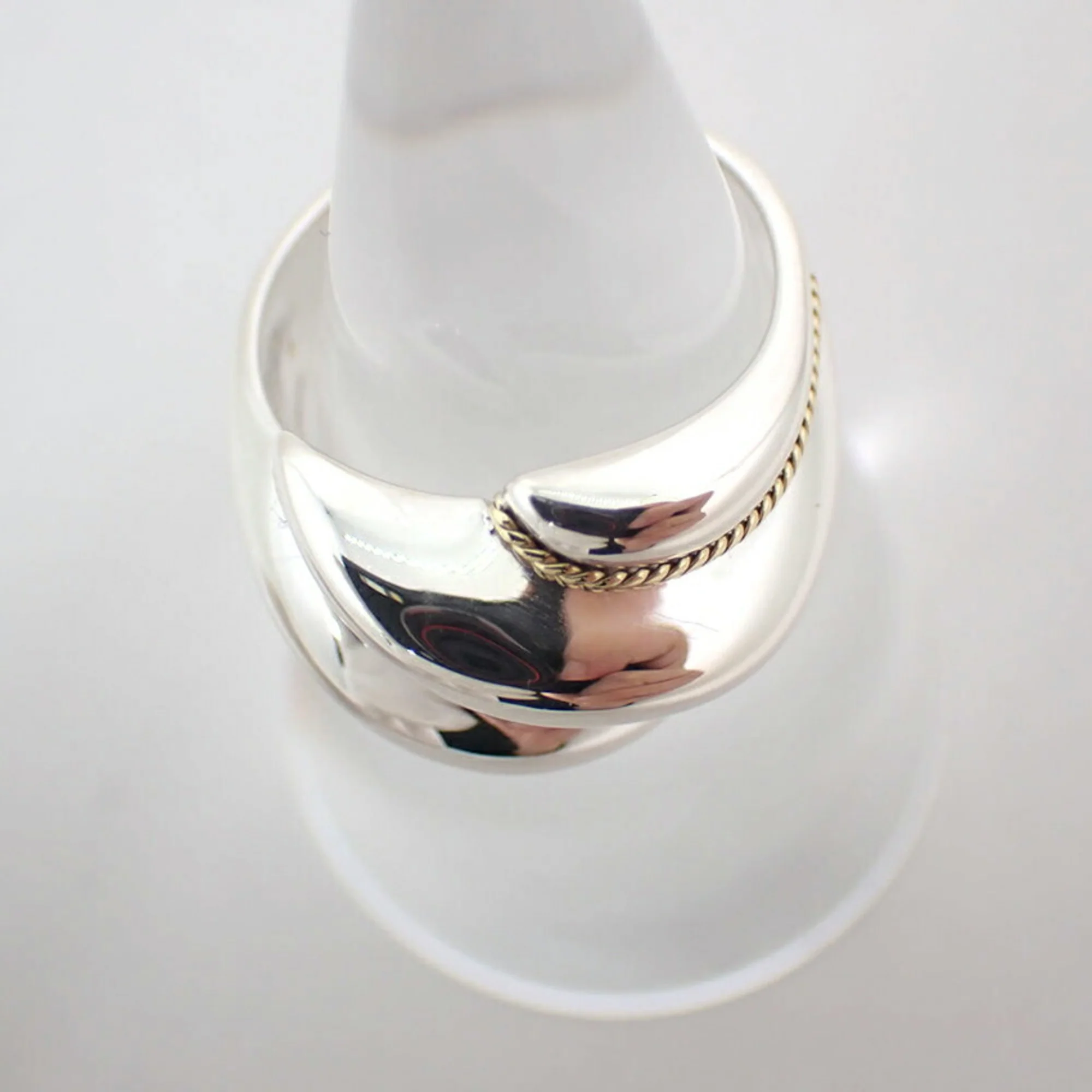 Ring Sterling Silver and 18K Yellow Gold - Image 9