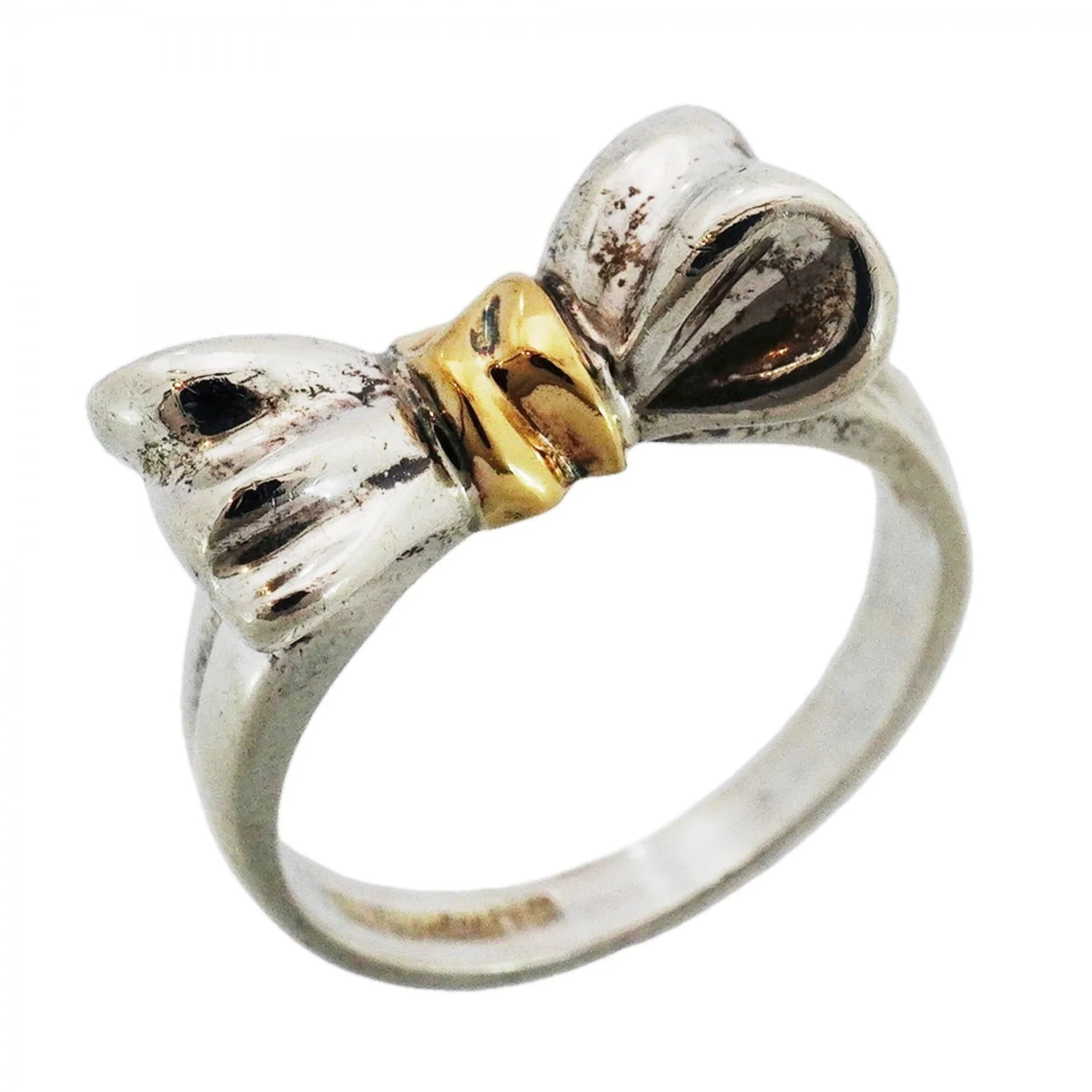 Ring Sterling Silver and 18K Yellow Gold
