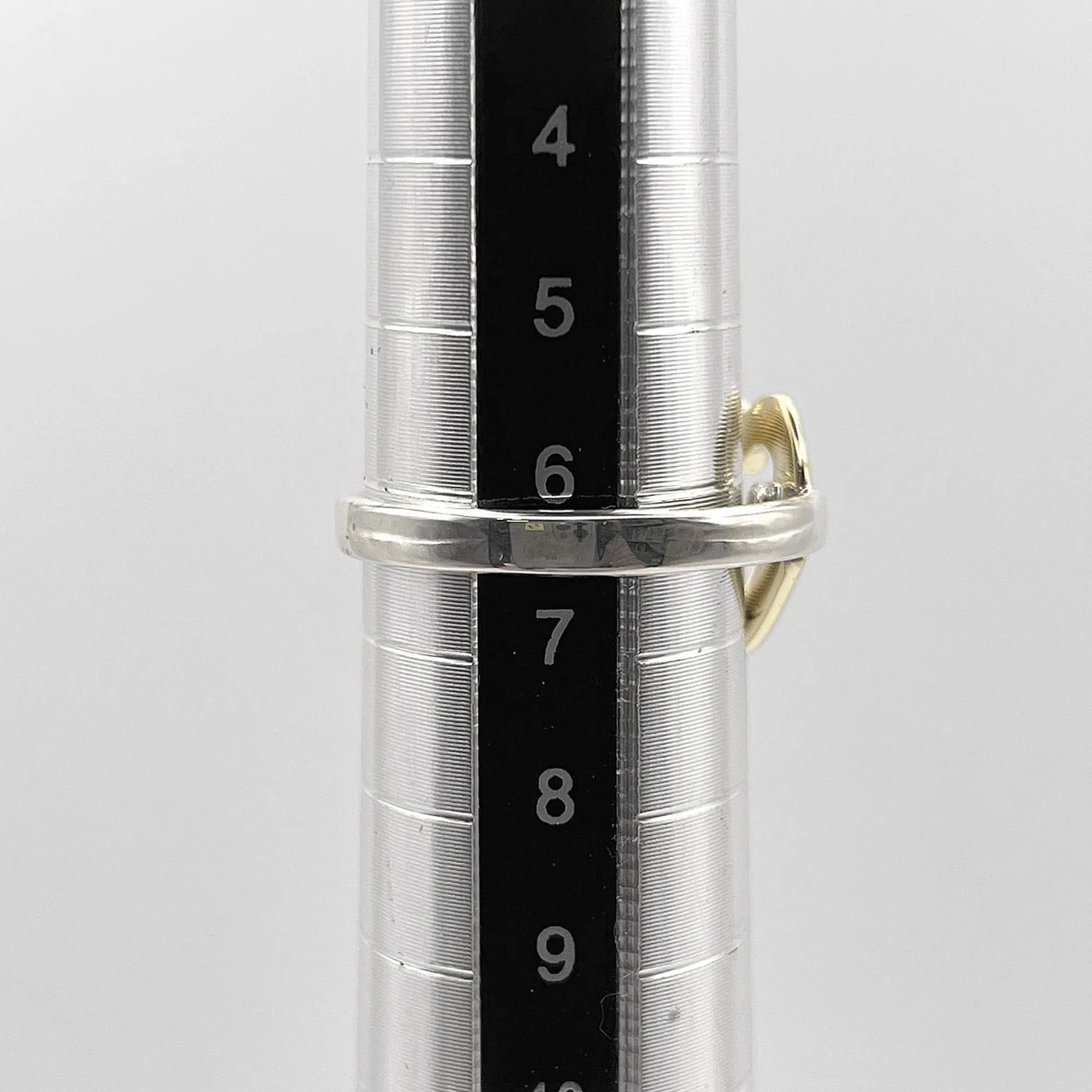 Ring Sterling Silver and 18K Yellow Gold - Image 7
