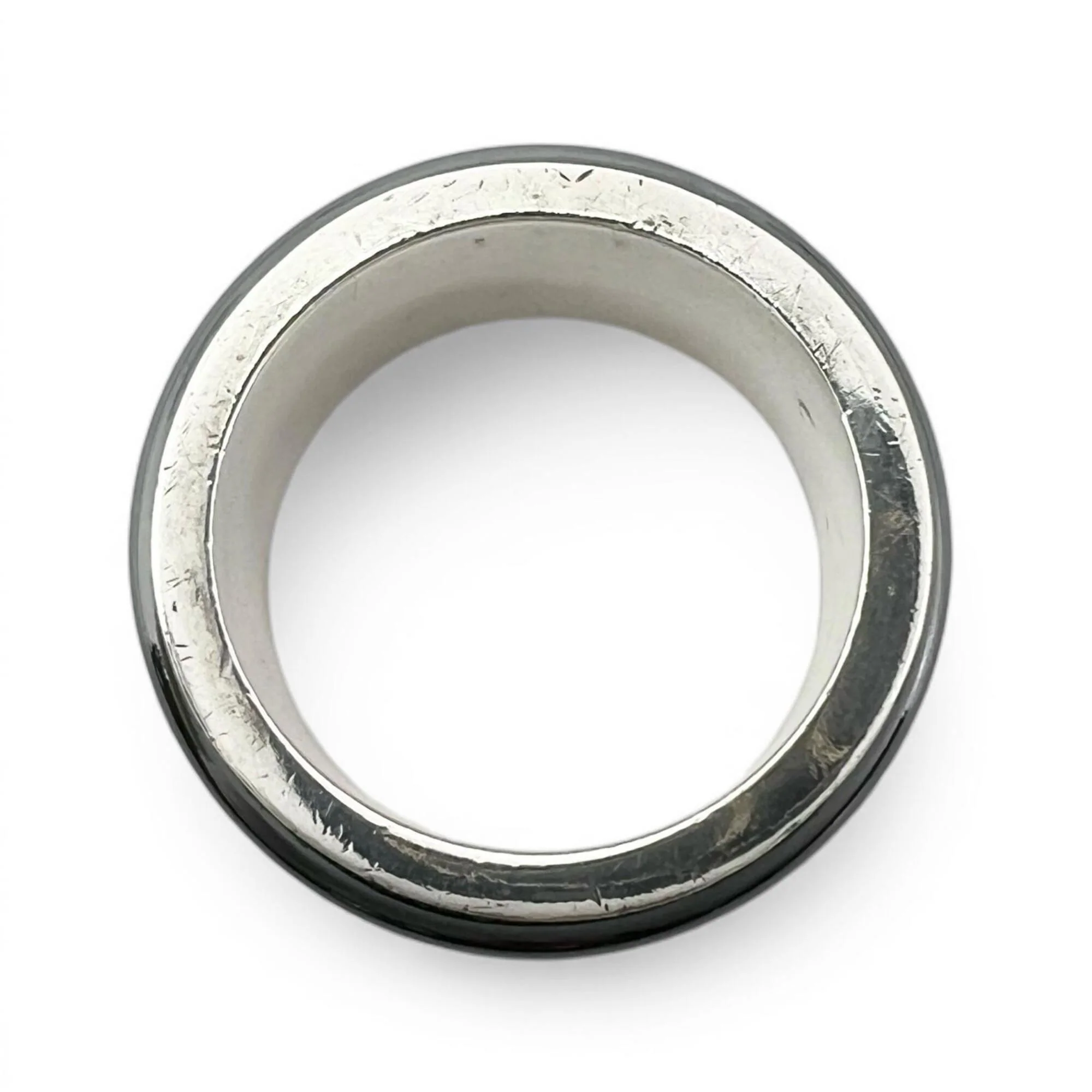 Ring Sterling Silver and Titanium - Image 3