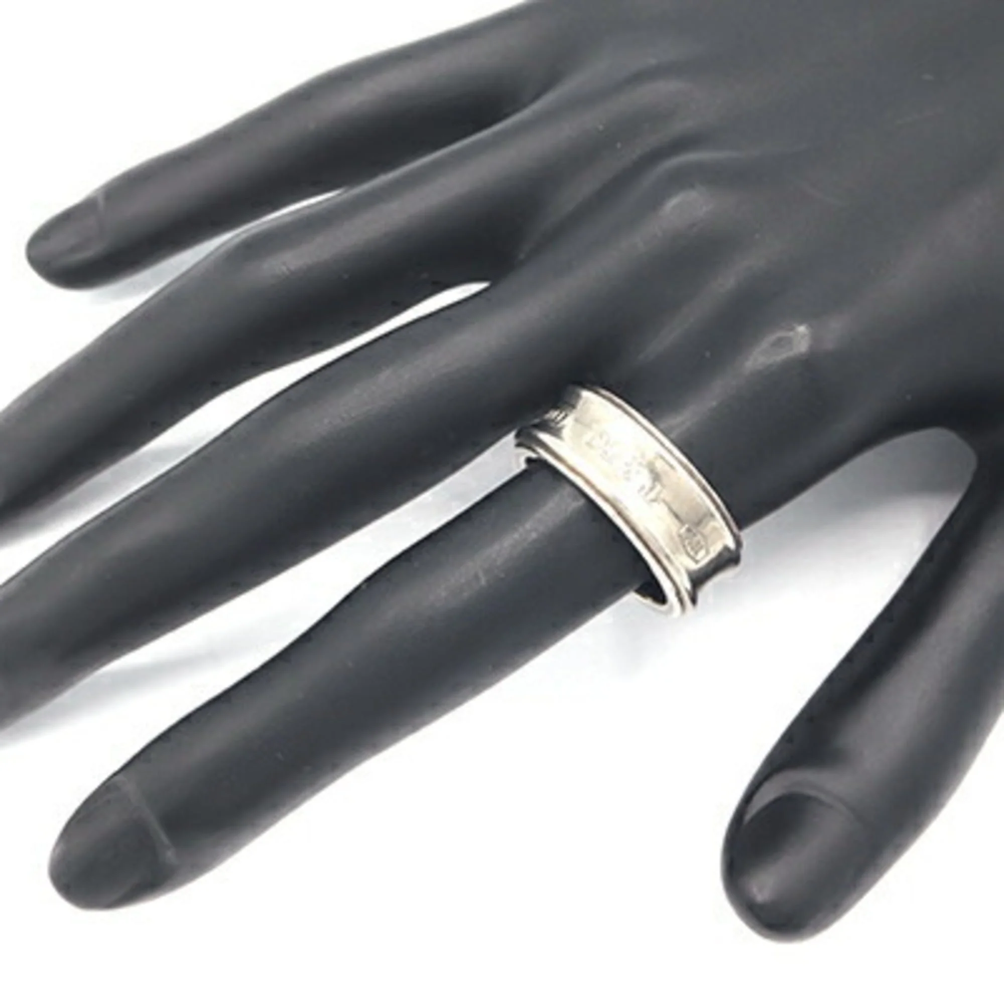 Ring Sterling Silver and Titanium - Image 6