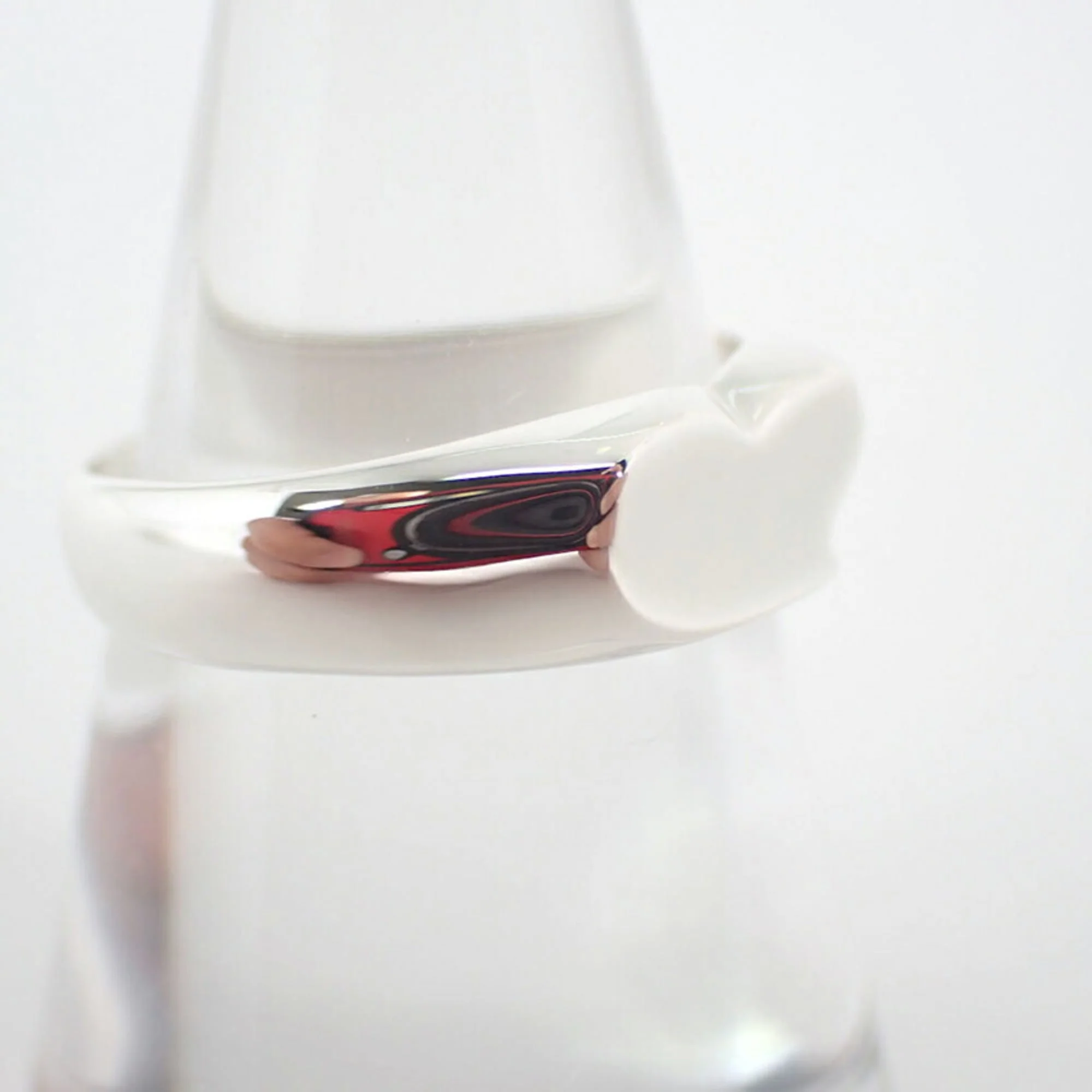 Signet Heart Ring Sterling Silver - Image 3