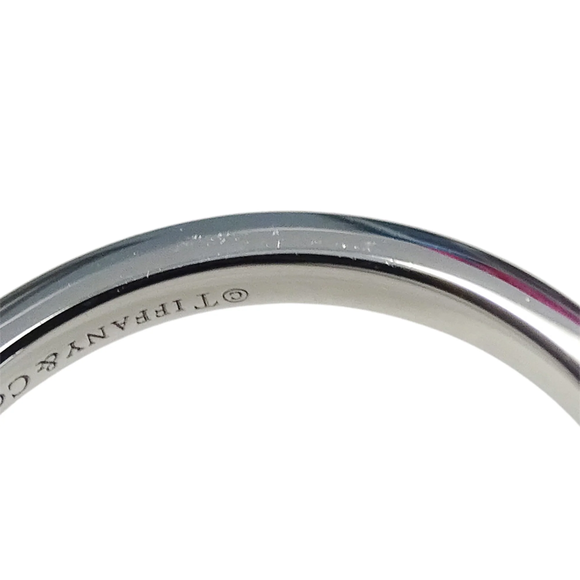 Soleste V Ring Platinum with Diamonds Half Eternity - Image 8