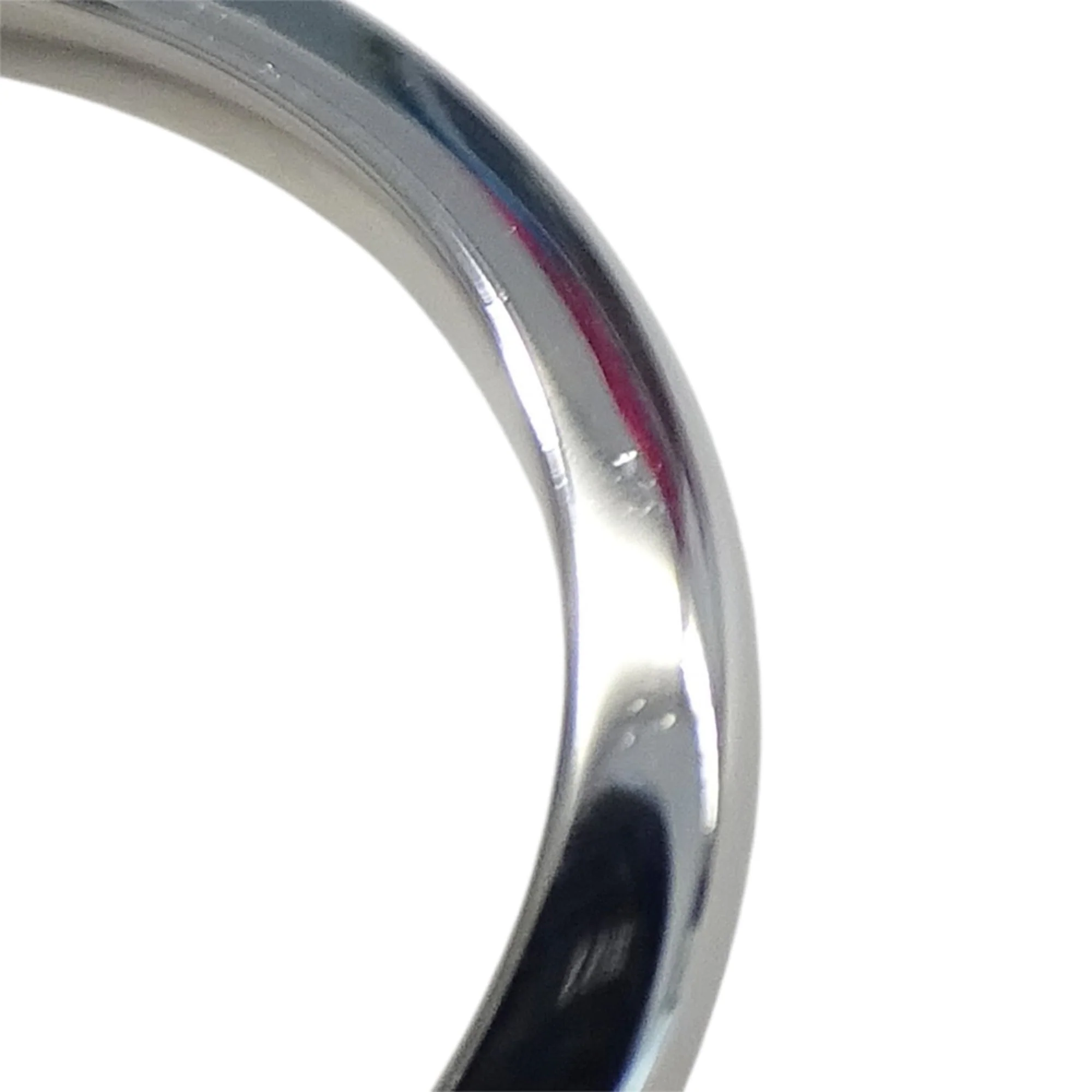 Soleste V Ring Platinum with Diamonds Half Eternity - Image 9