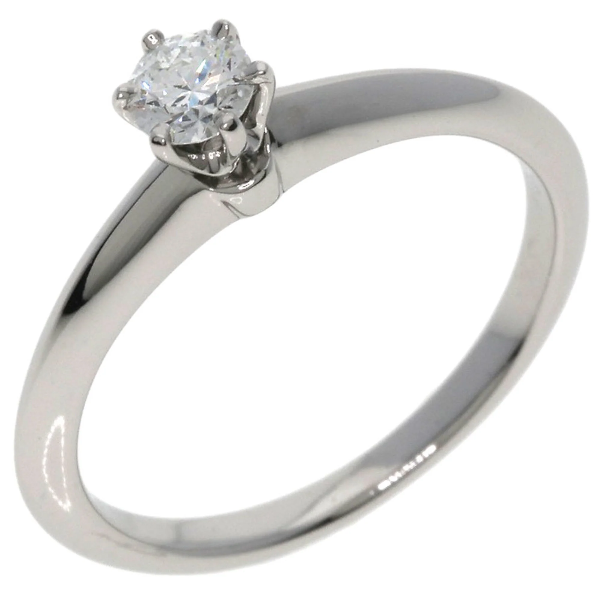 Solitaire Diamond Ring Platinum - Image 2