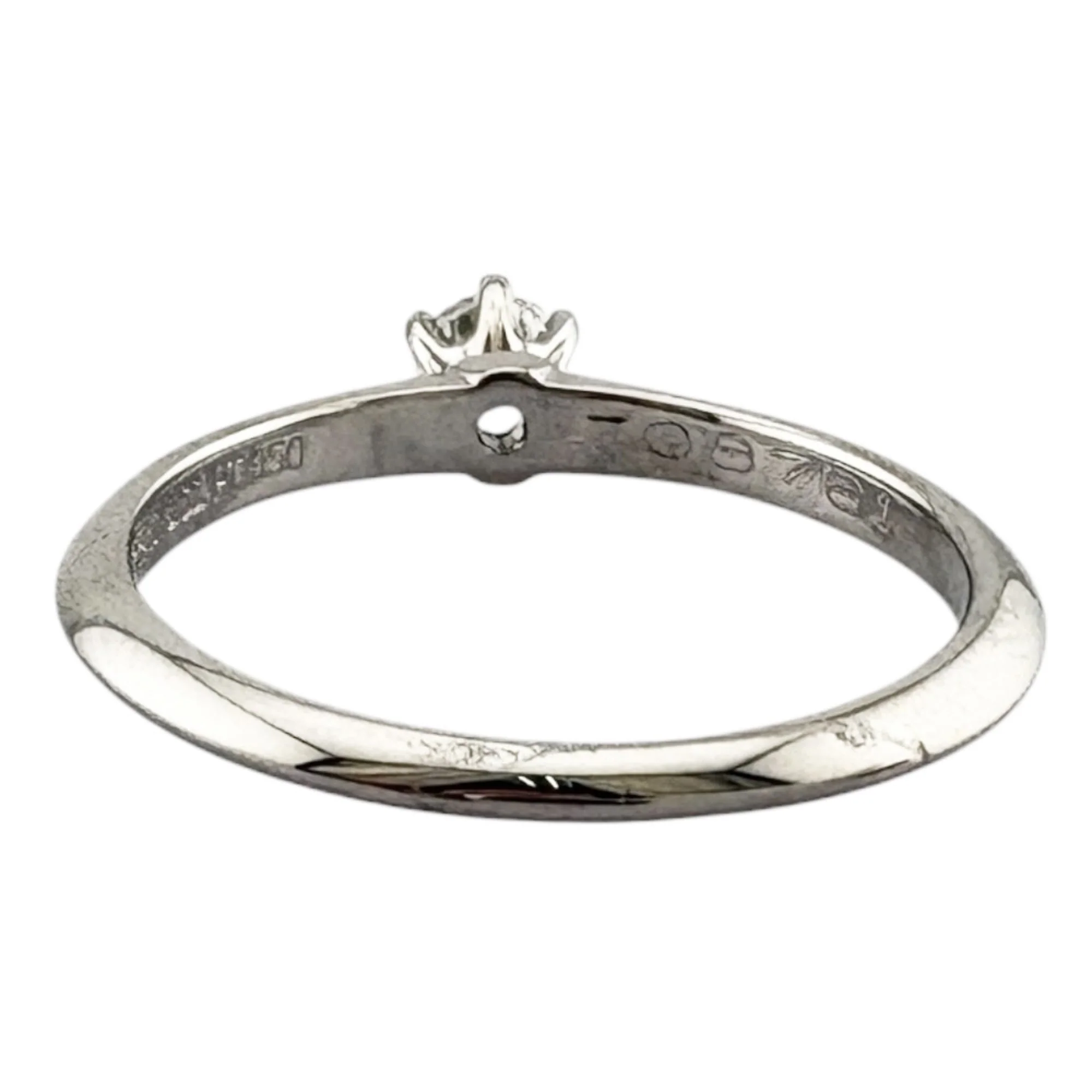 Solitaire Ring Platinum with Diamond - Image 5