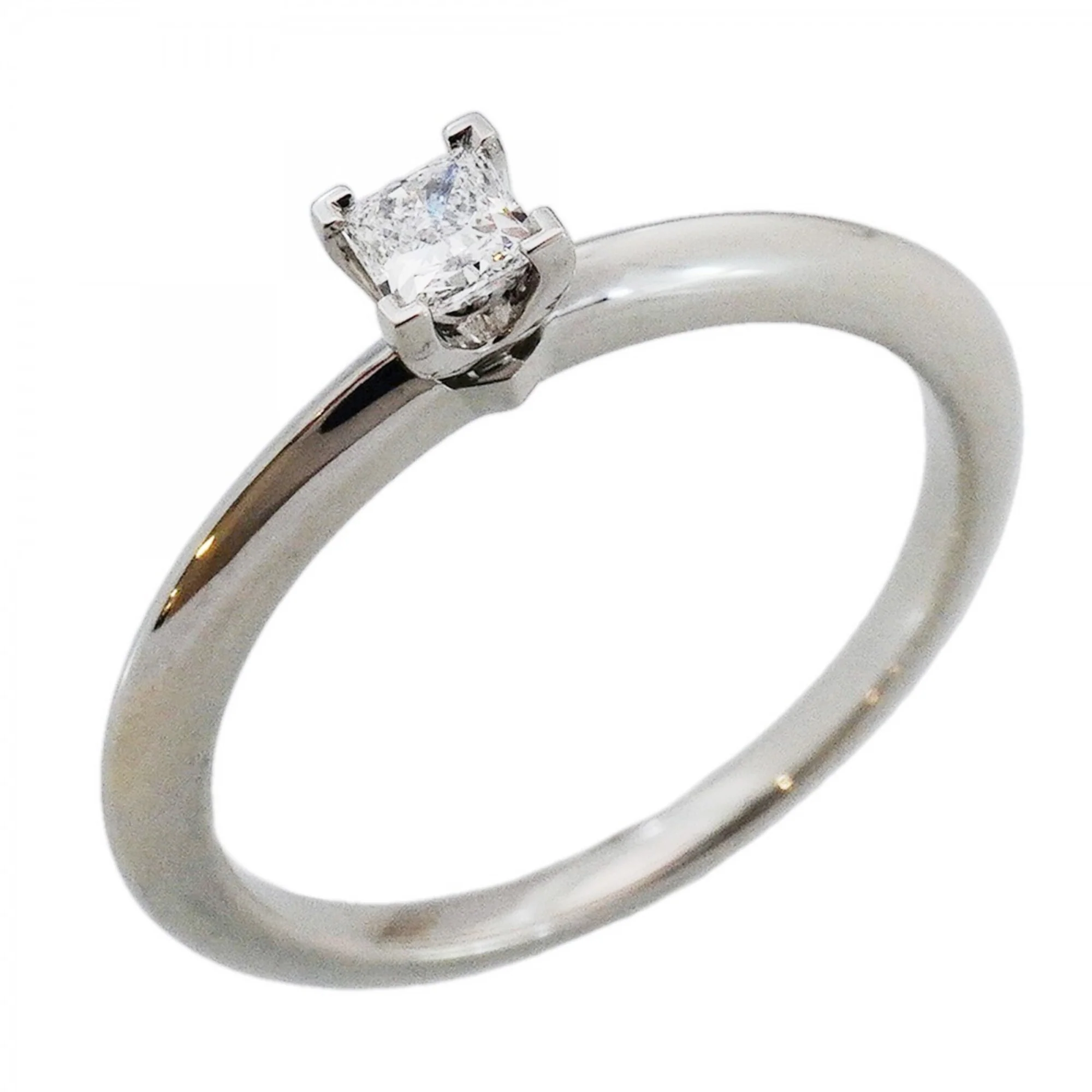 Solitaire Ring Platinum with Diamond