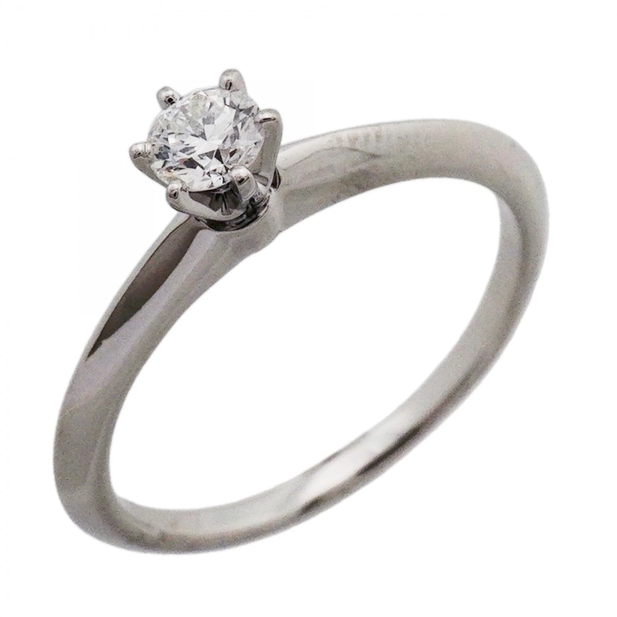 Solitaire Ring Platinum with Diamond