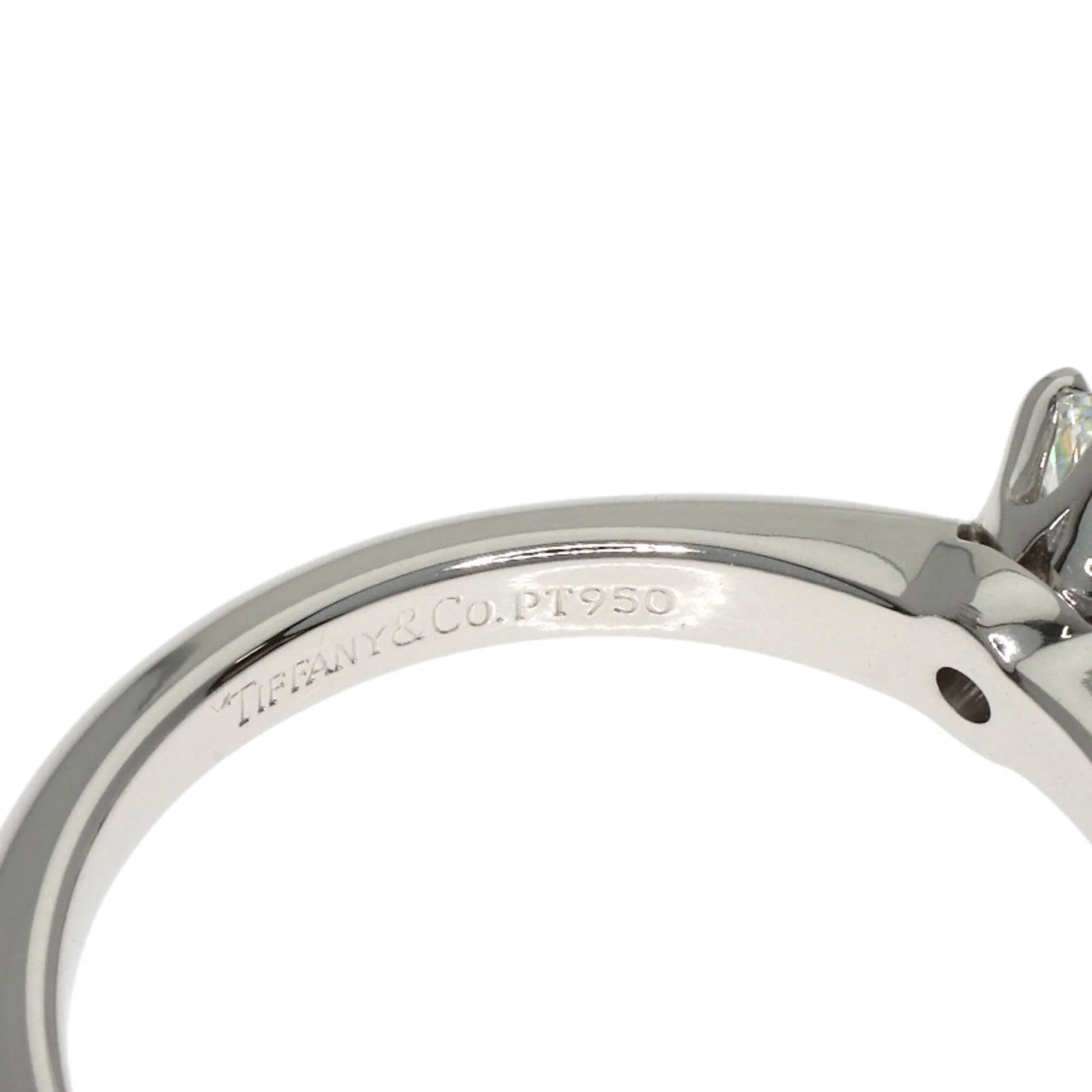 Solitaire Ring Platinum with Diamond - Image 5