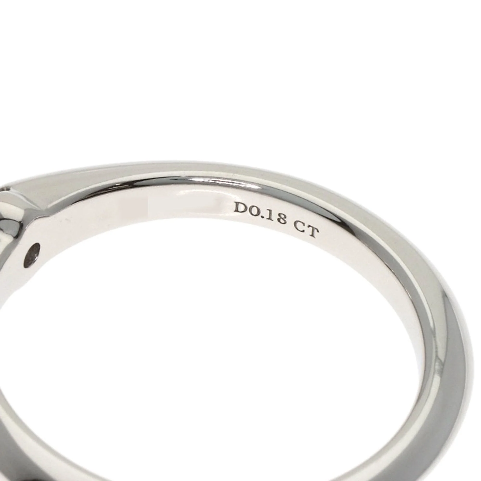 Solitaire Ring Platinum with Diamond - Image 5