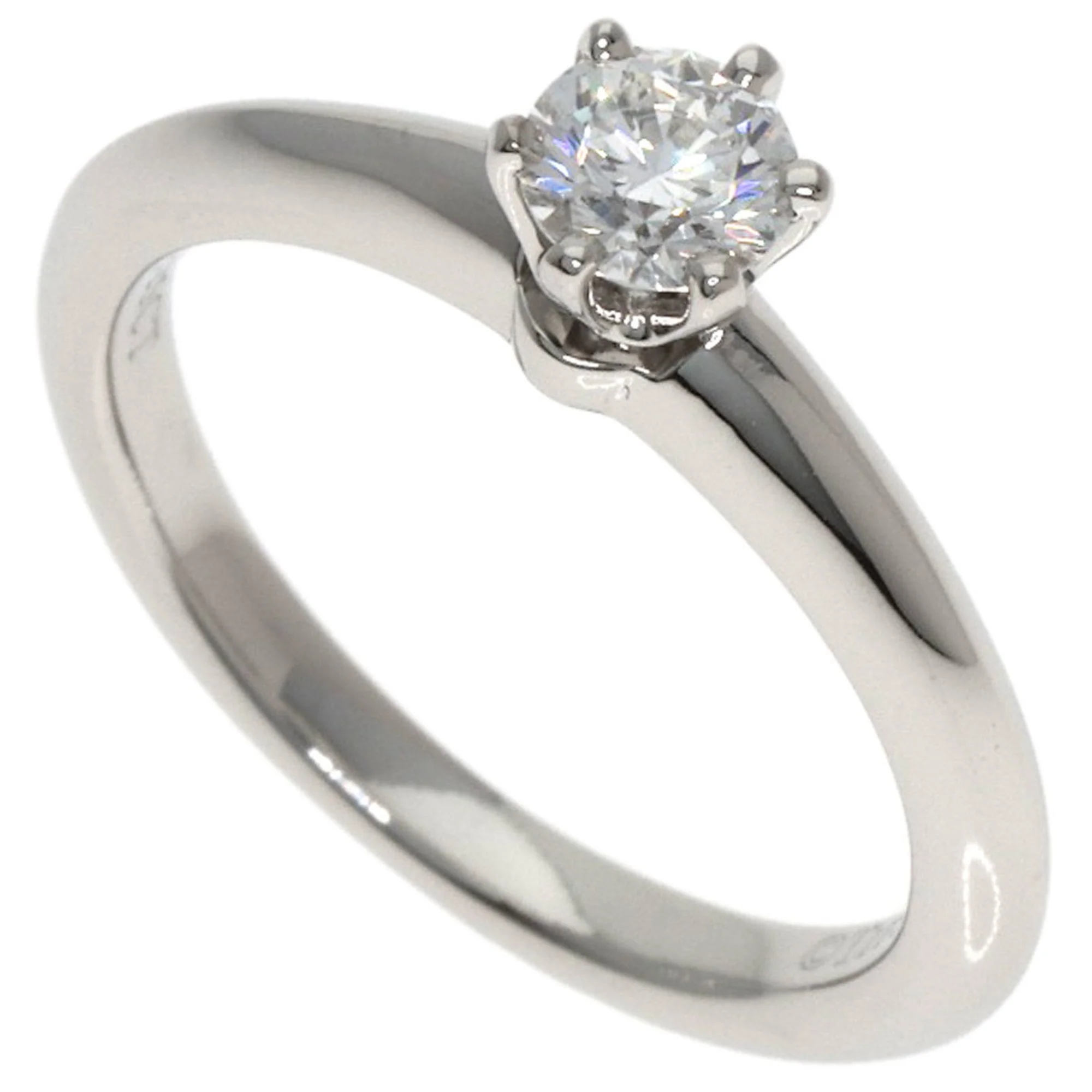 Solitaire Ring Platinum with Diamond
