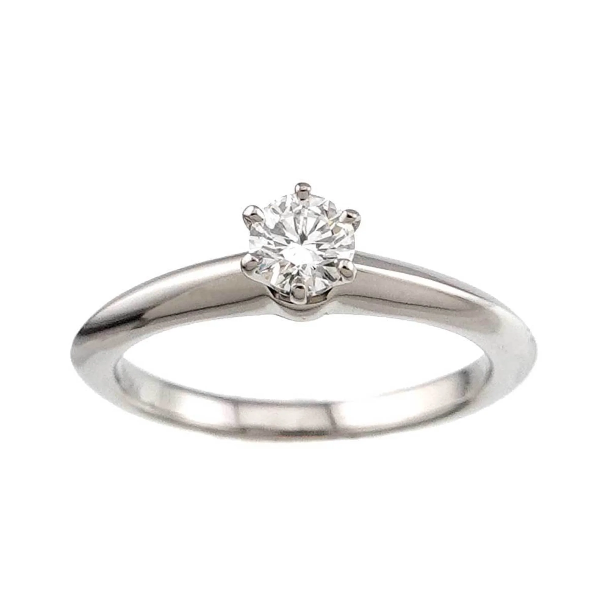 Solitaire Ring Platinum with Diamond