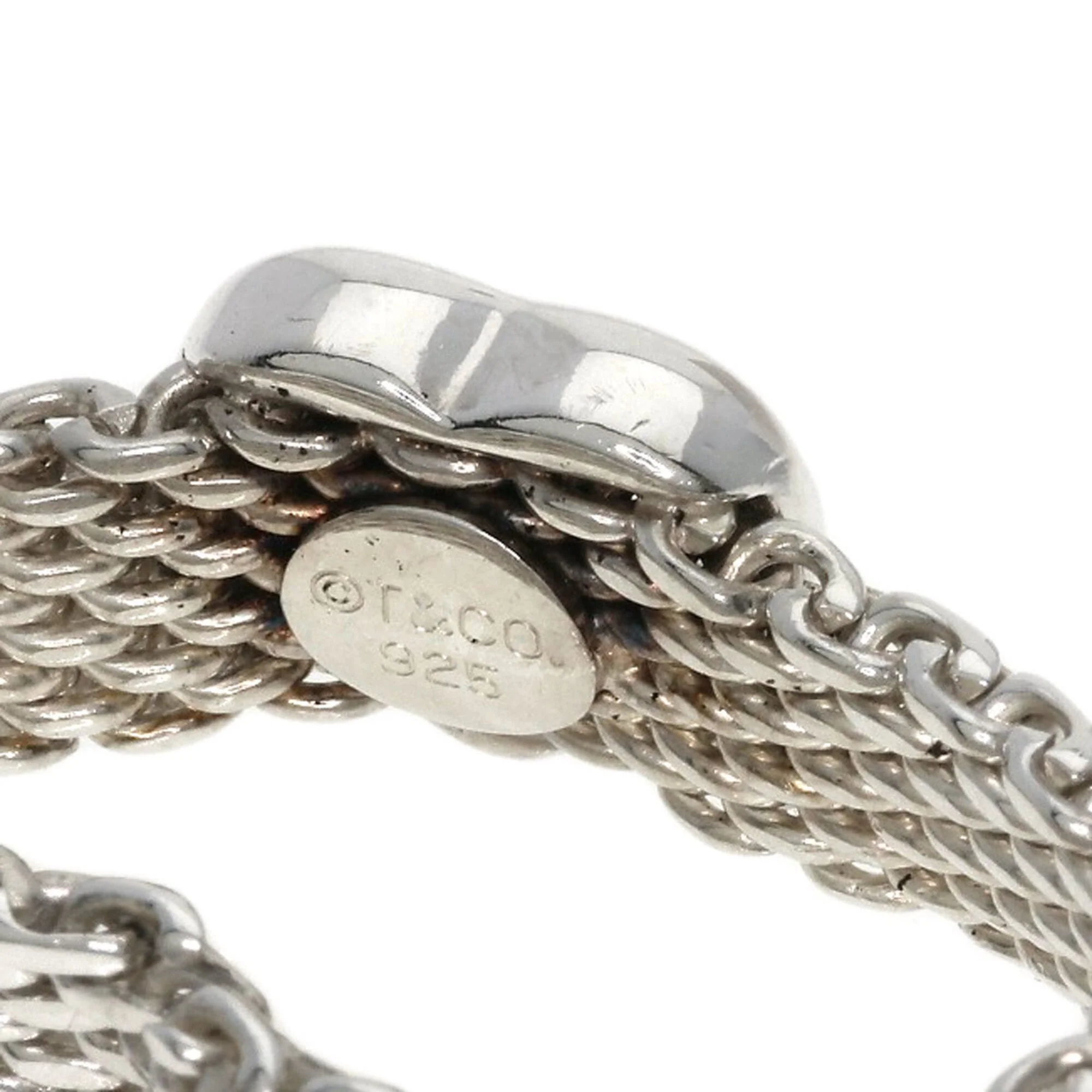 Somerset Heart Mesh Ring Sterling Silver - Image 6