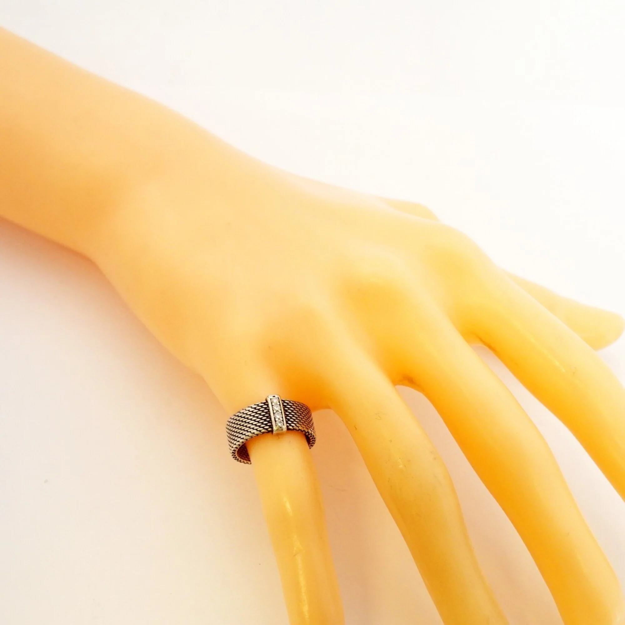 Somerset Ring Sterling Silver with Diamond - Image 6